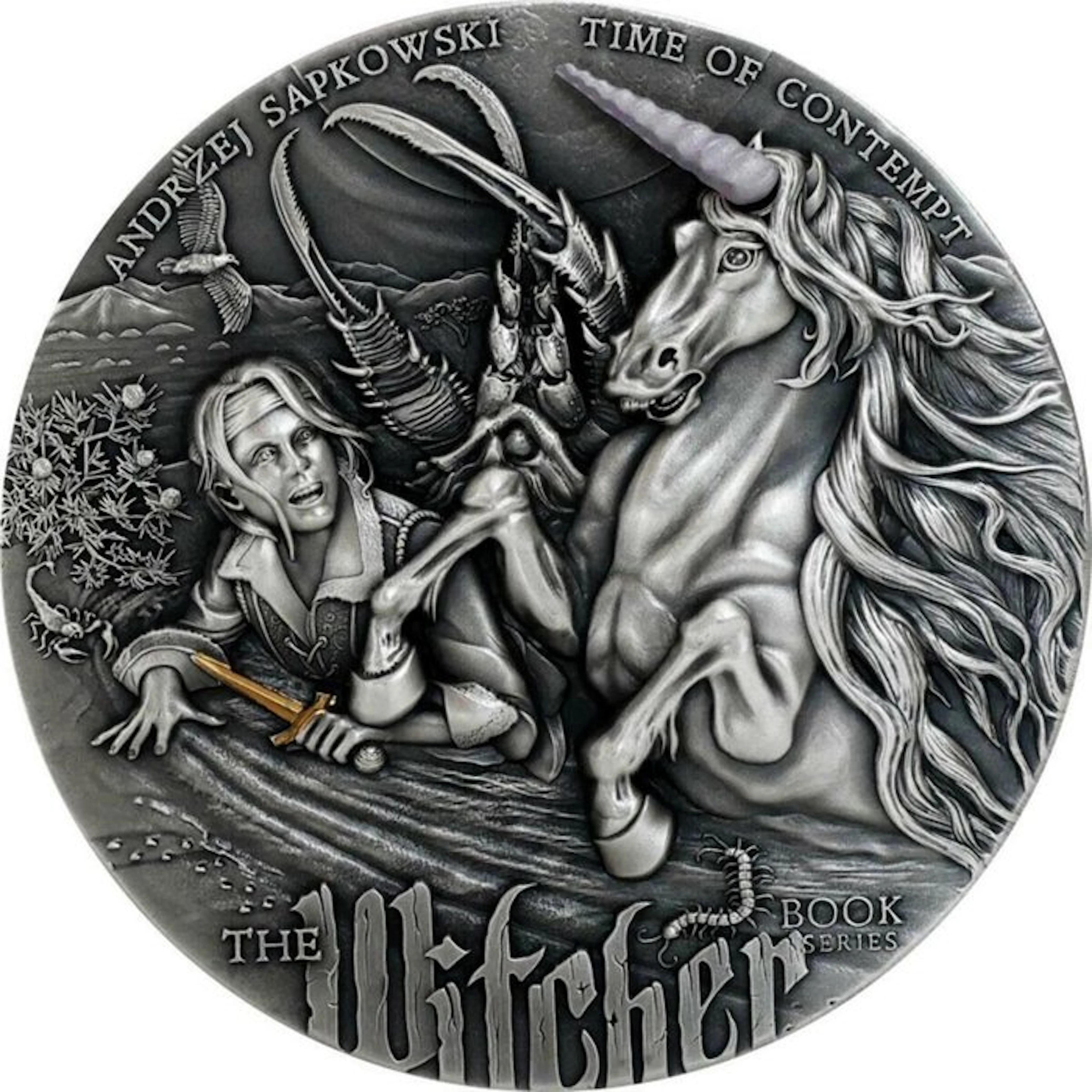 Niue. 5 Dollars 2022 Time Of Contempt - The Witcher, 2 Oz (.999)