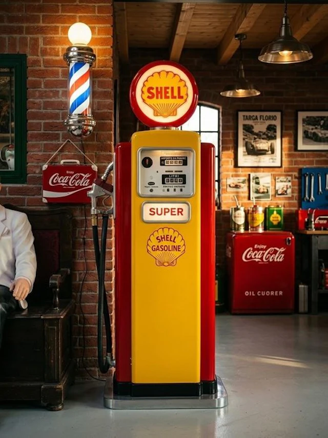 Petrol pump - Shell - Wayne Shell - 1950-1960