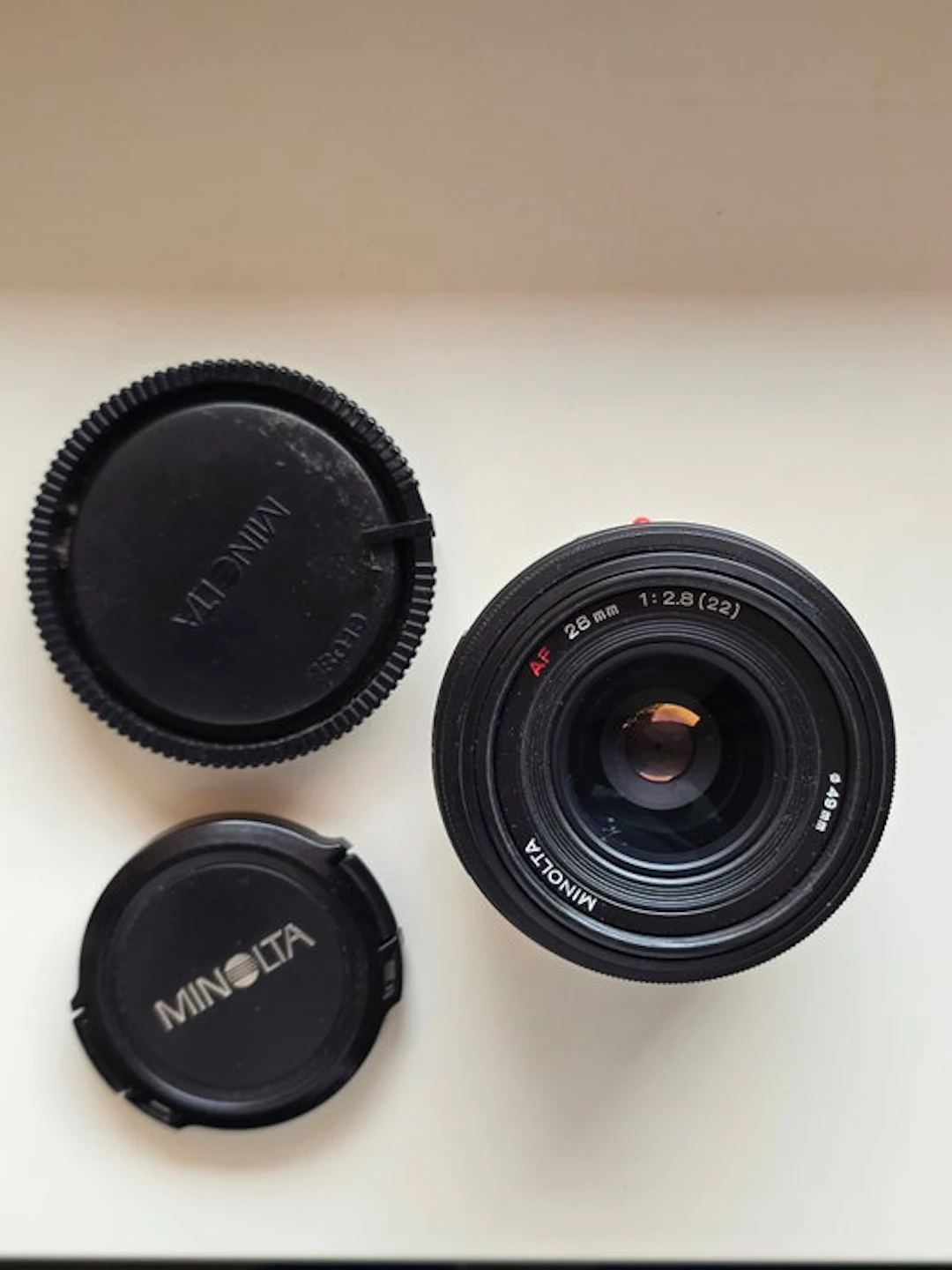 Minolta AF 28mm 1:2.8 (22) Wide angle lens