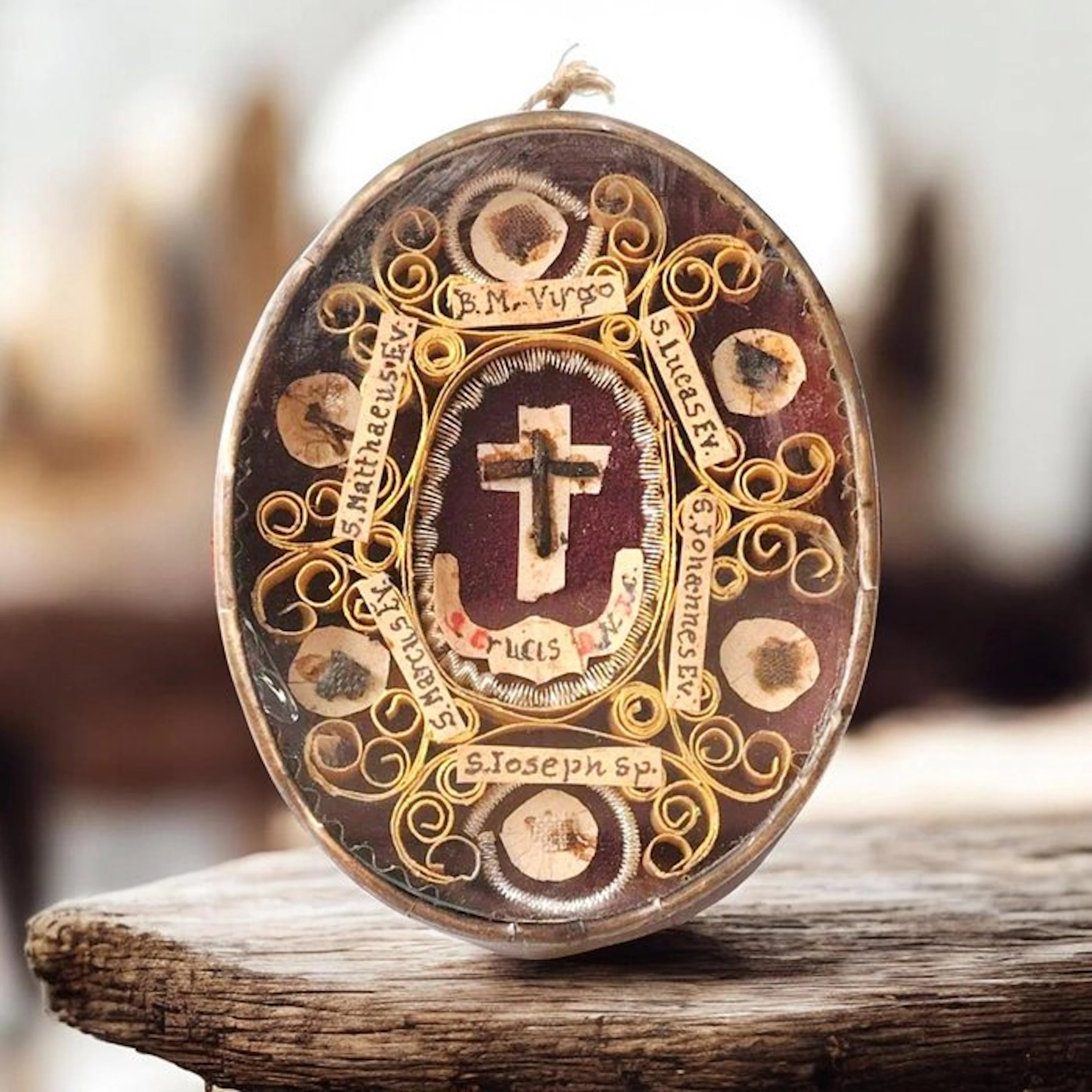 Reliquary - Brass - 1850-1900 - Holy Cross of Our Lord...