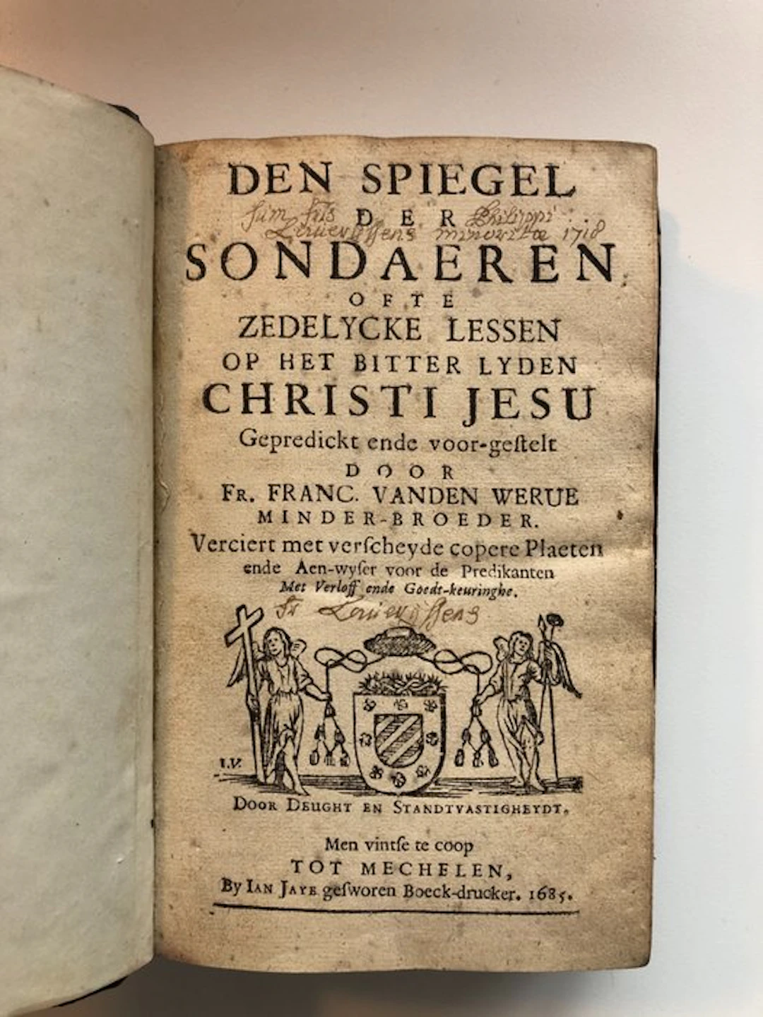 Franc. van den Werve - Den spiegel der sondaeren ofte...