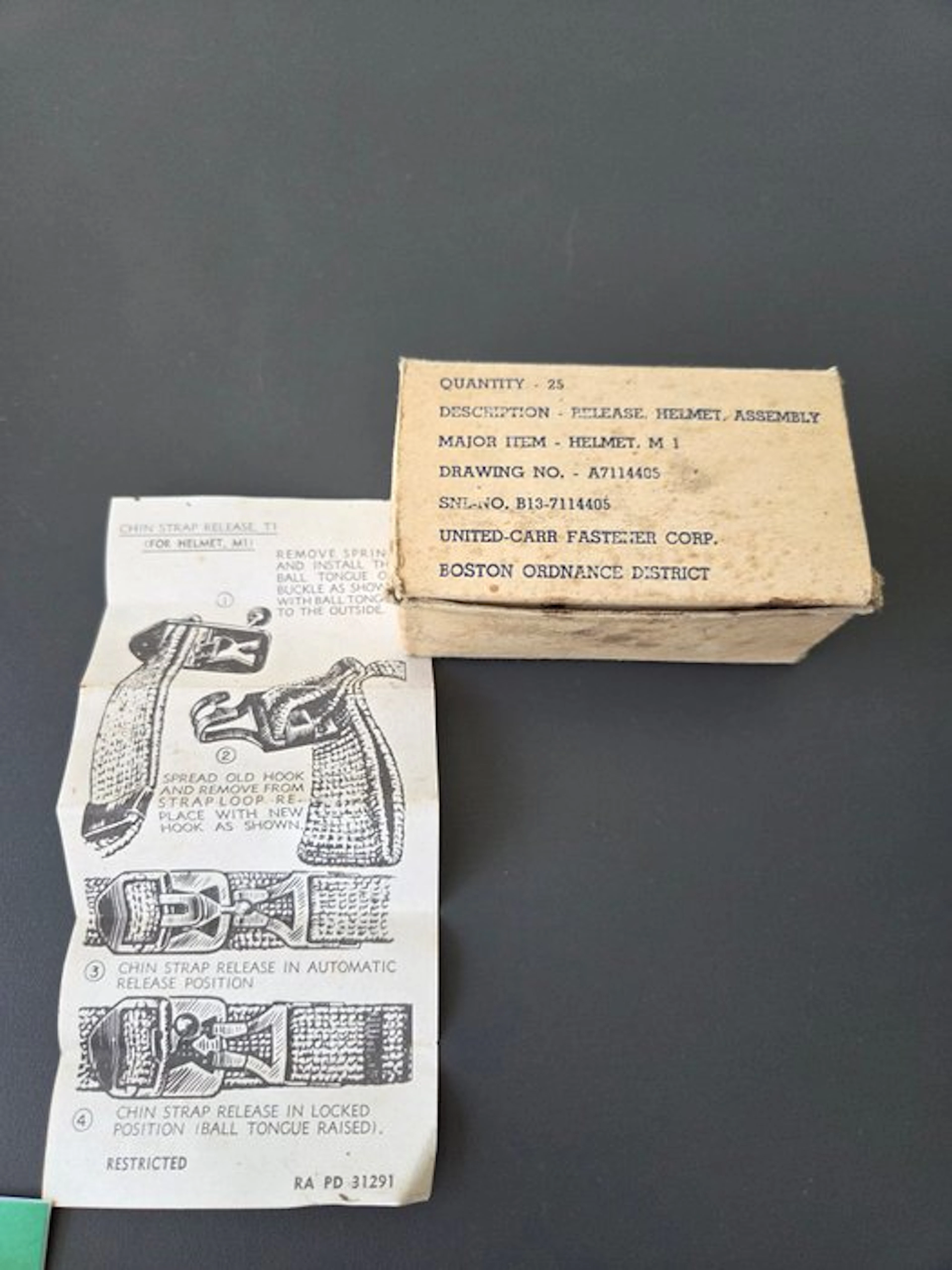 United States - Army/Infantry - Military accessories - 1944