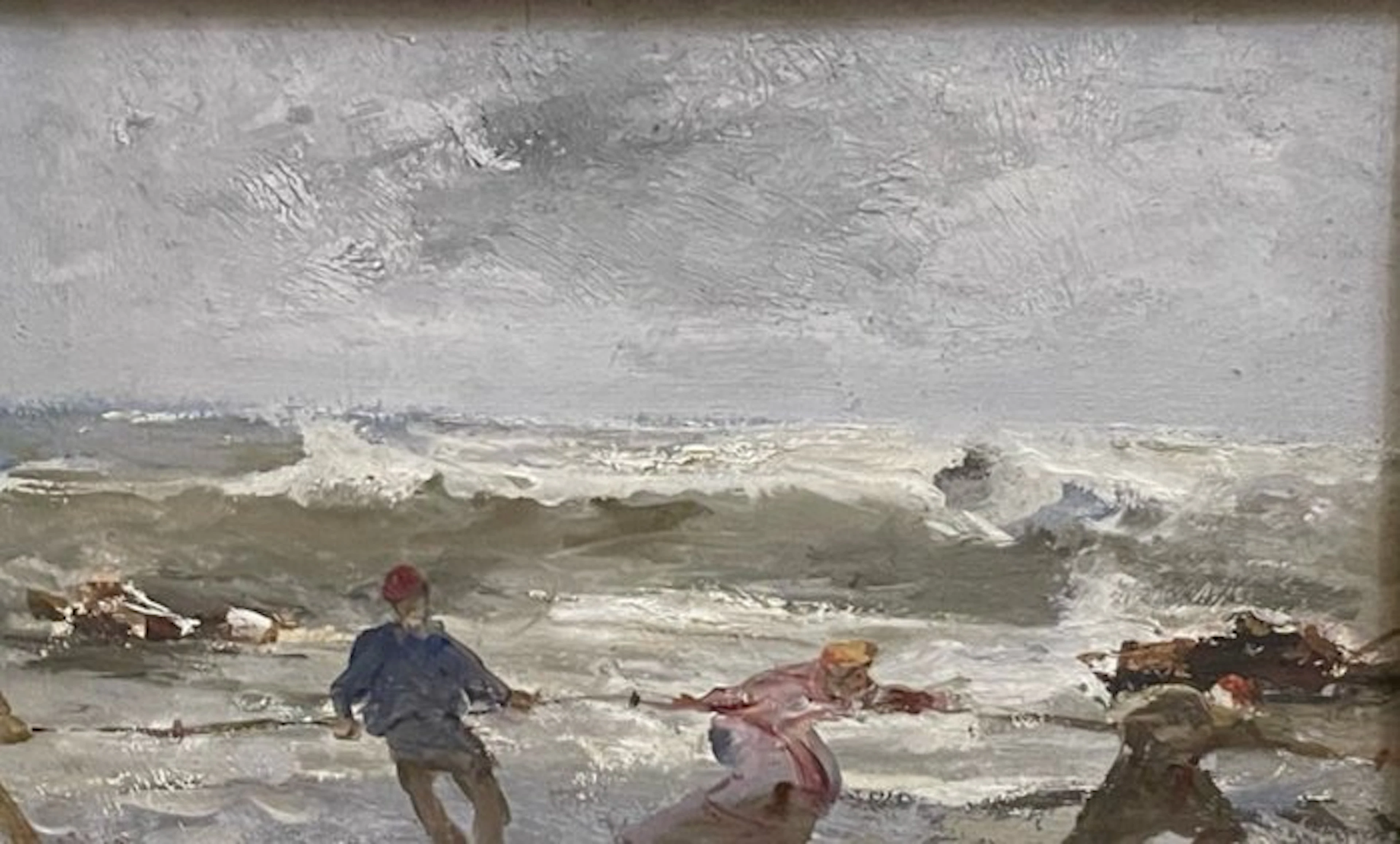 Pompeo Mariani (1857-192 - Mare in burrasca