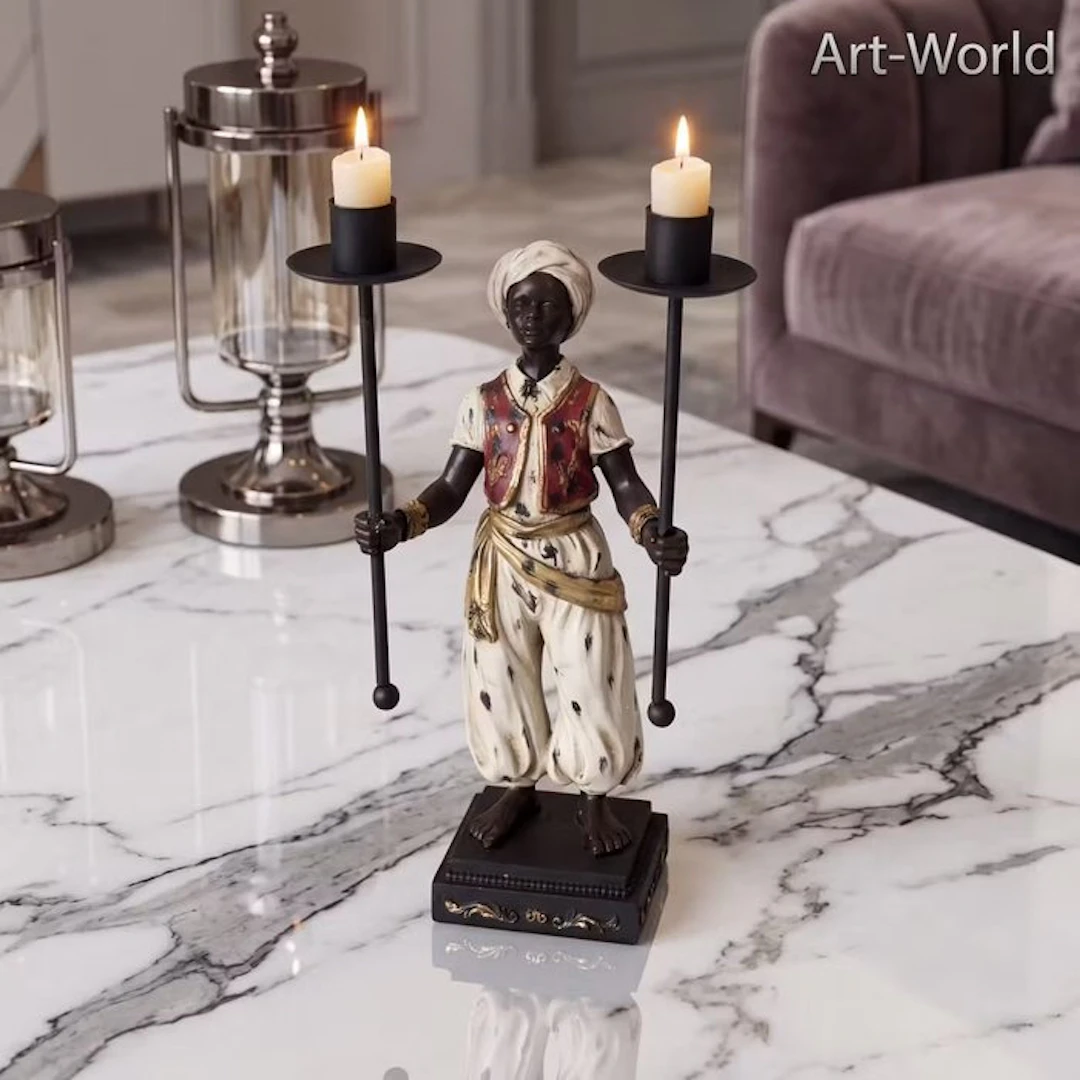 Candleholder - Resin - Vassal