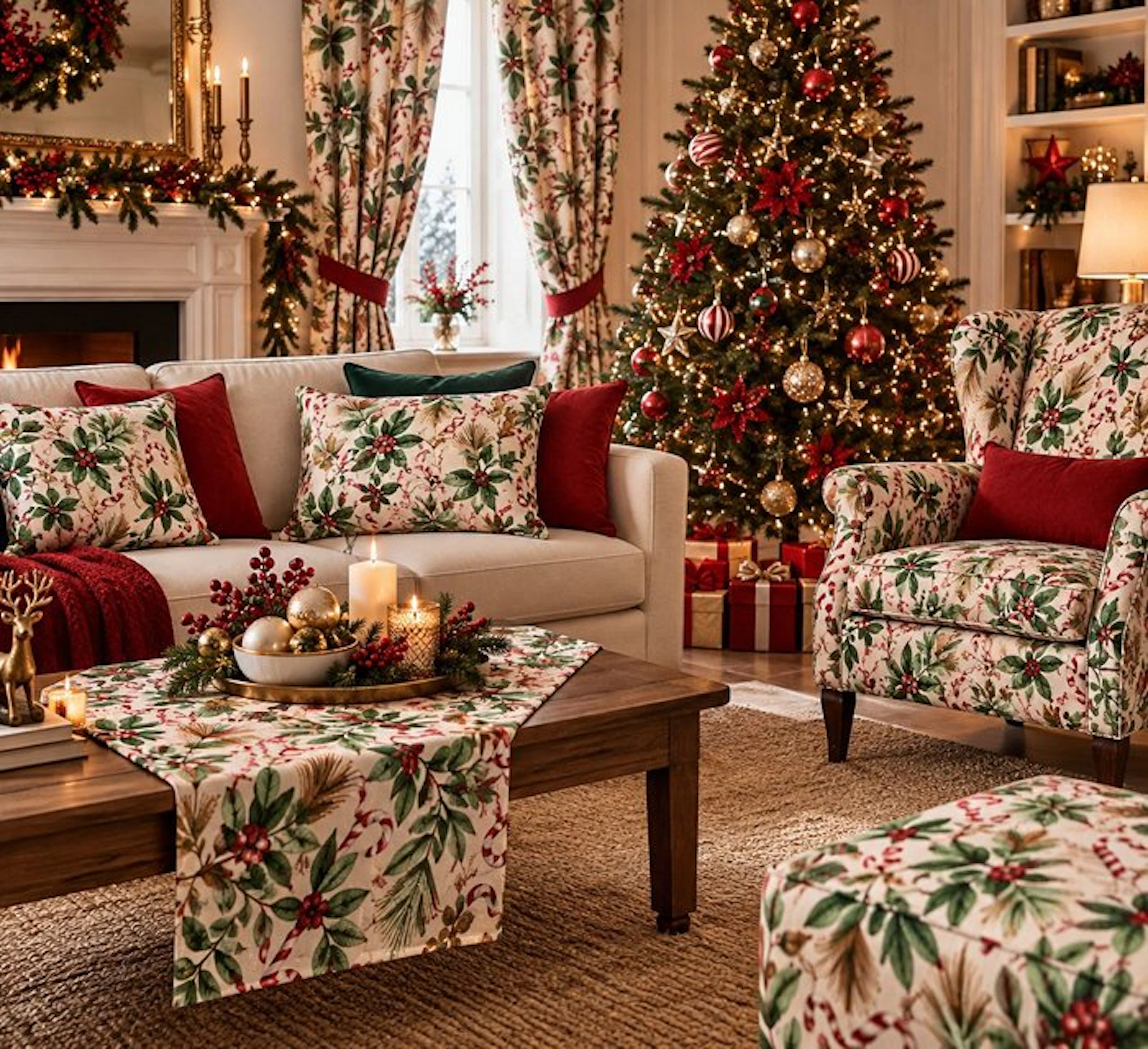 Christmas Enchantment - Lurex - Textile - 250 cm - 280 cm
