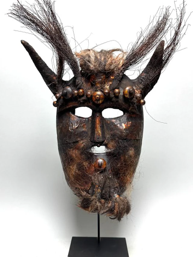 Shaman Tharu Dance Mask - Nepal (No reserve price)