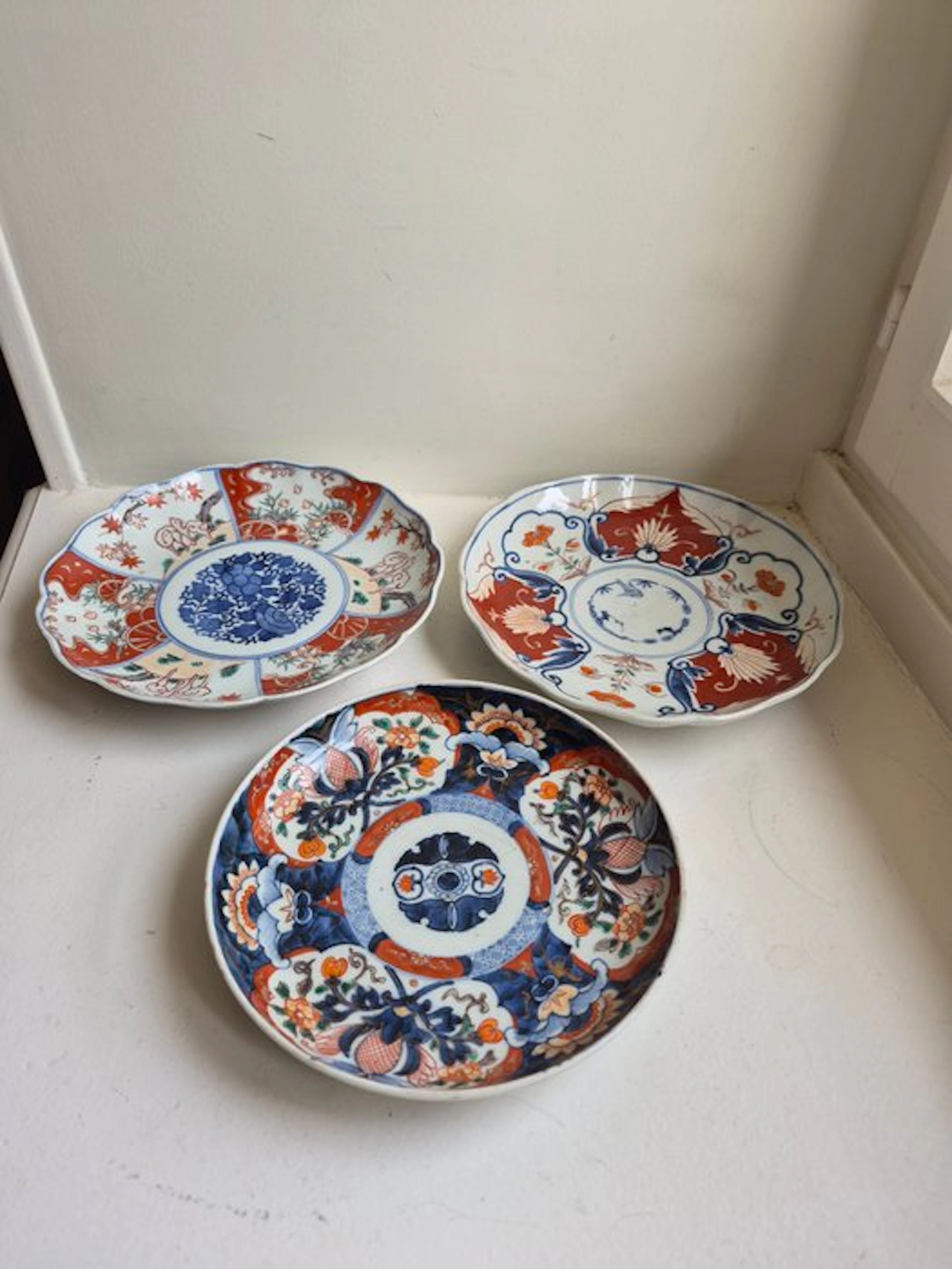 Imari - Plate (3) - Porcelain