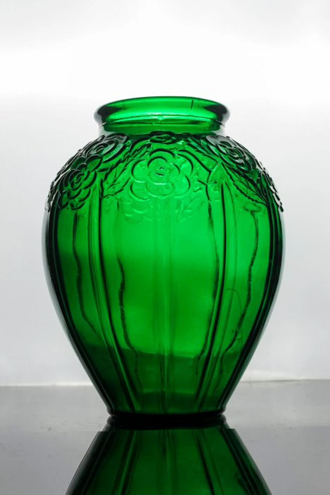 Niemen - Julius Stolle - Vase - Glass - Grote Niemen vaas