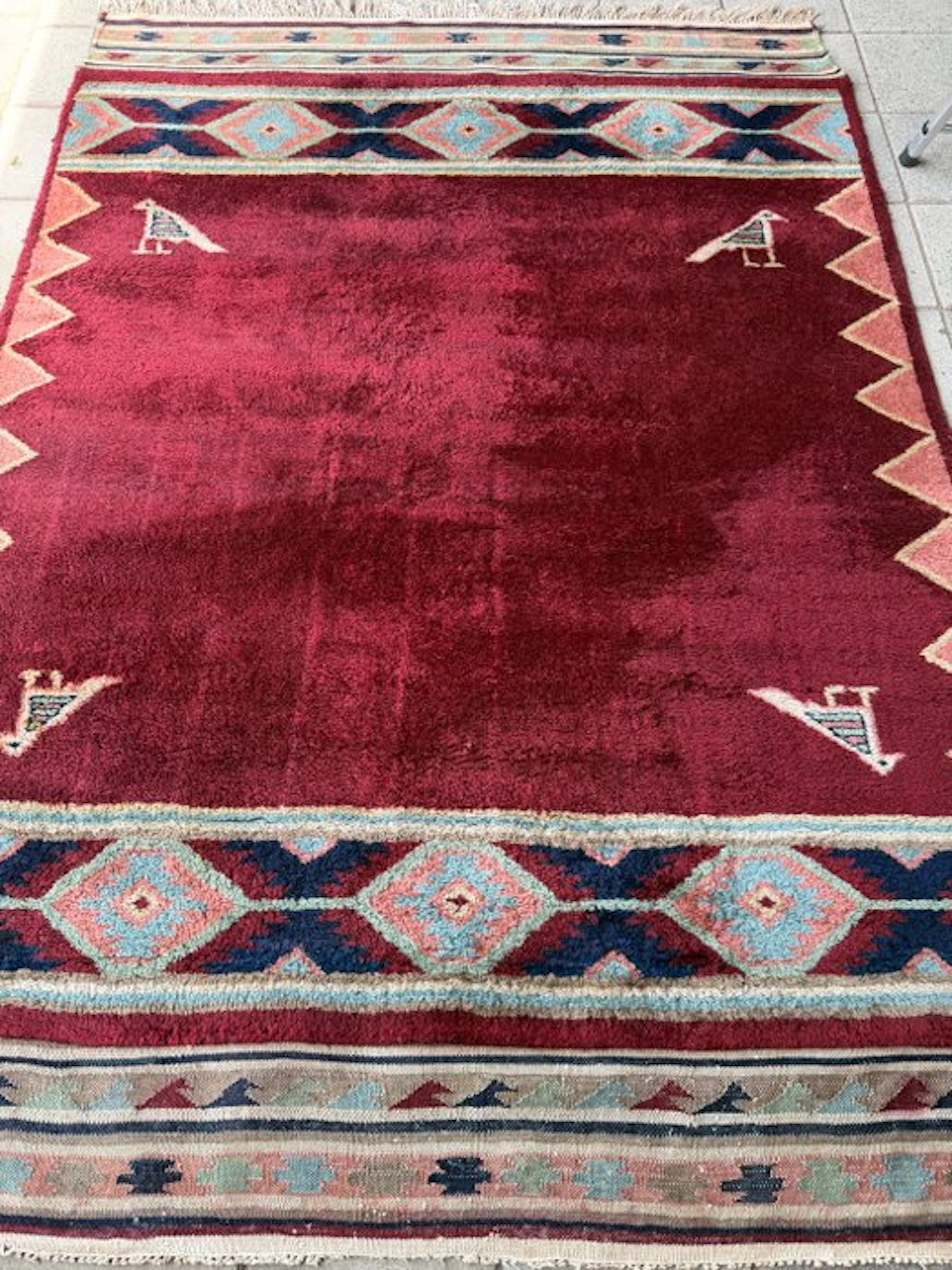 Soumack - no reserve price - cleaned - hand-knotted...