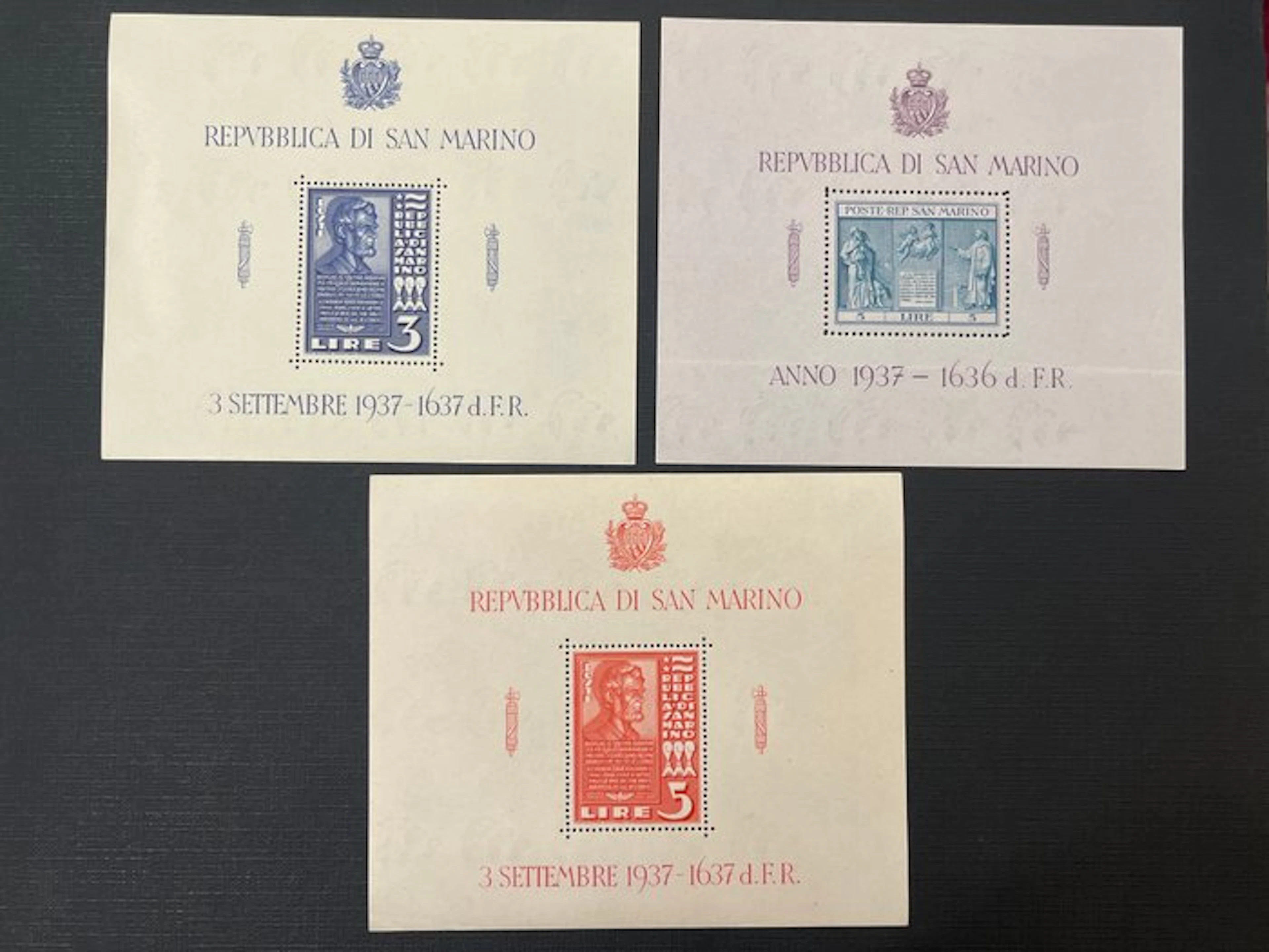 San Marino - A selection of San Marino stamps
