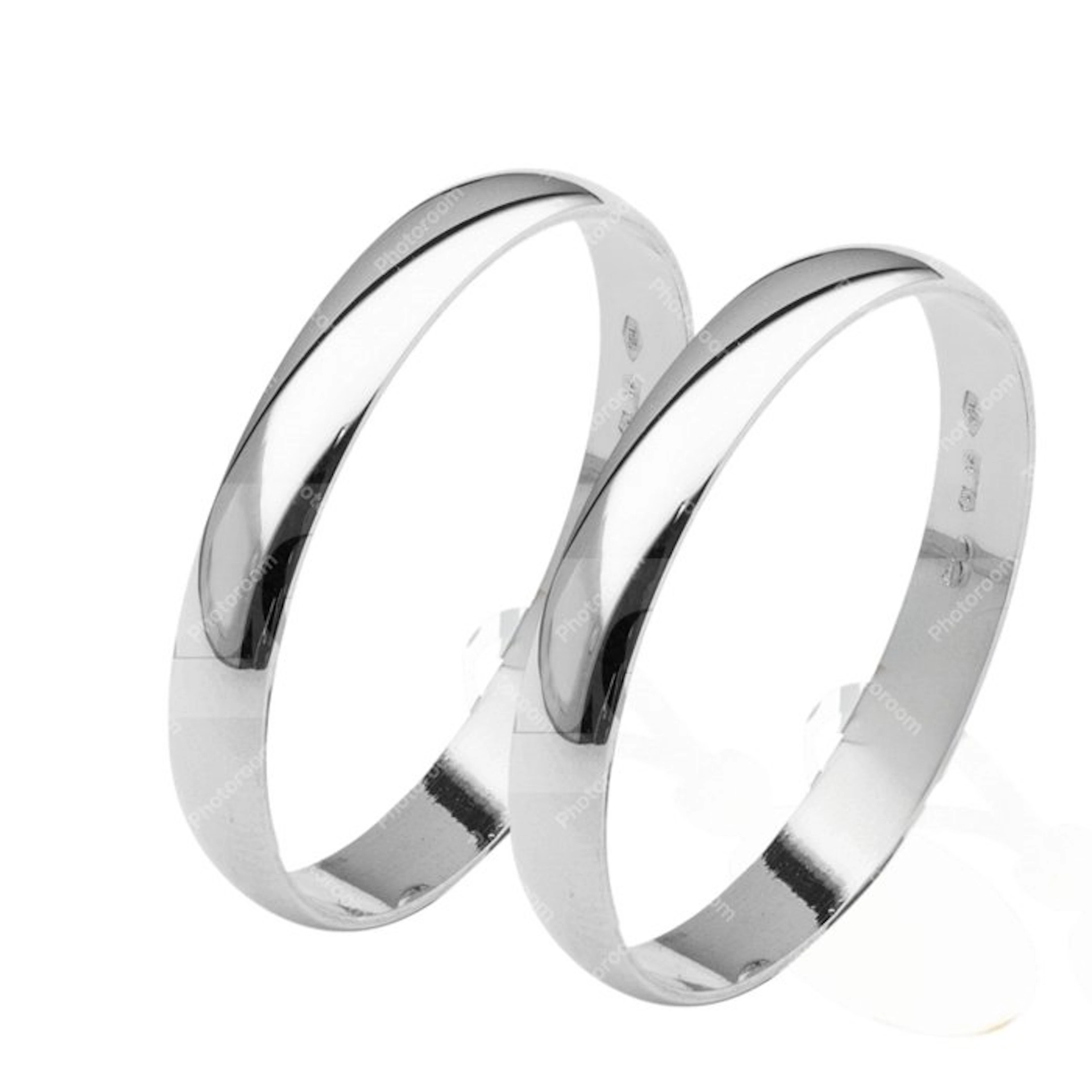 Wedding ring - 18 kt. Yellow gold - Pair of 18kt wedding bands, 6.8 g
