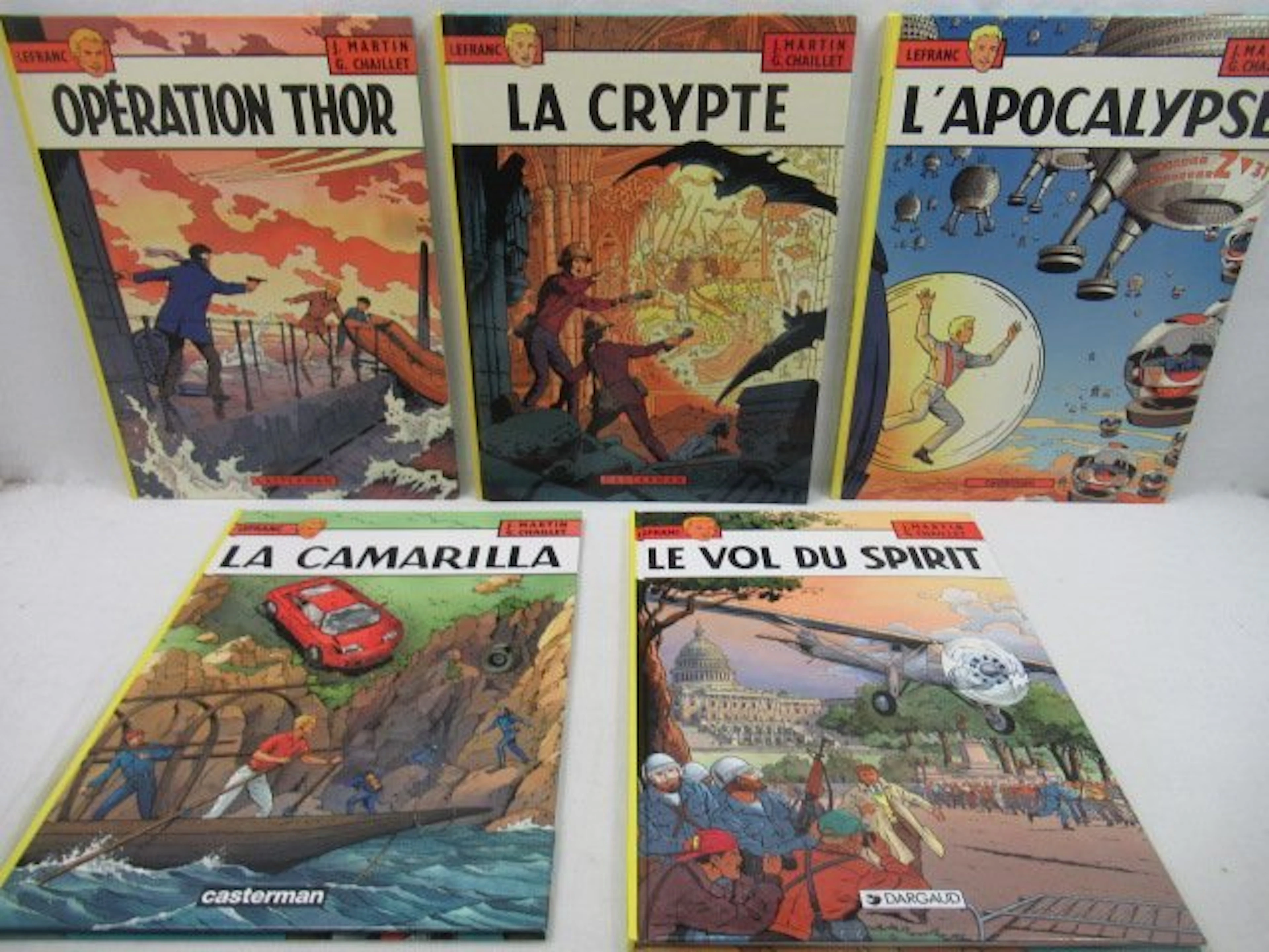 Lefranc - 5x C - 5 Album - First edition - 1979/1998