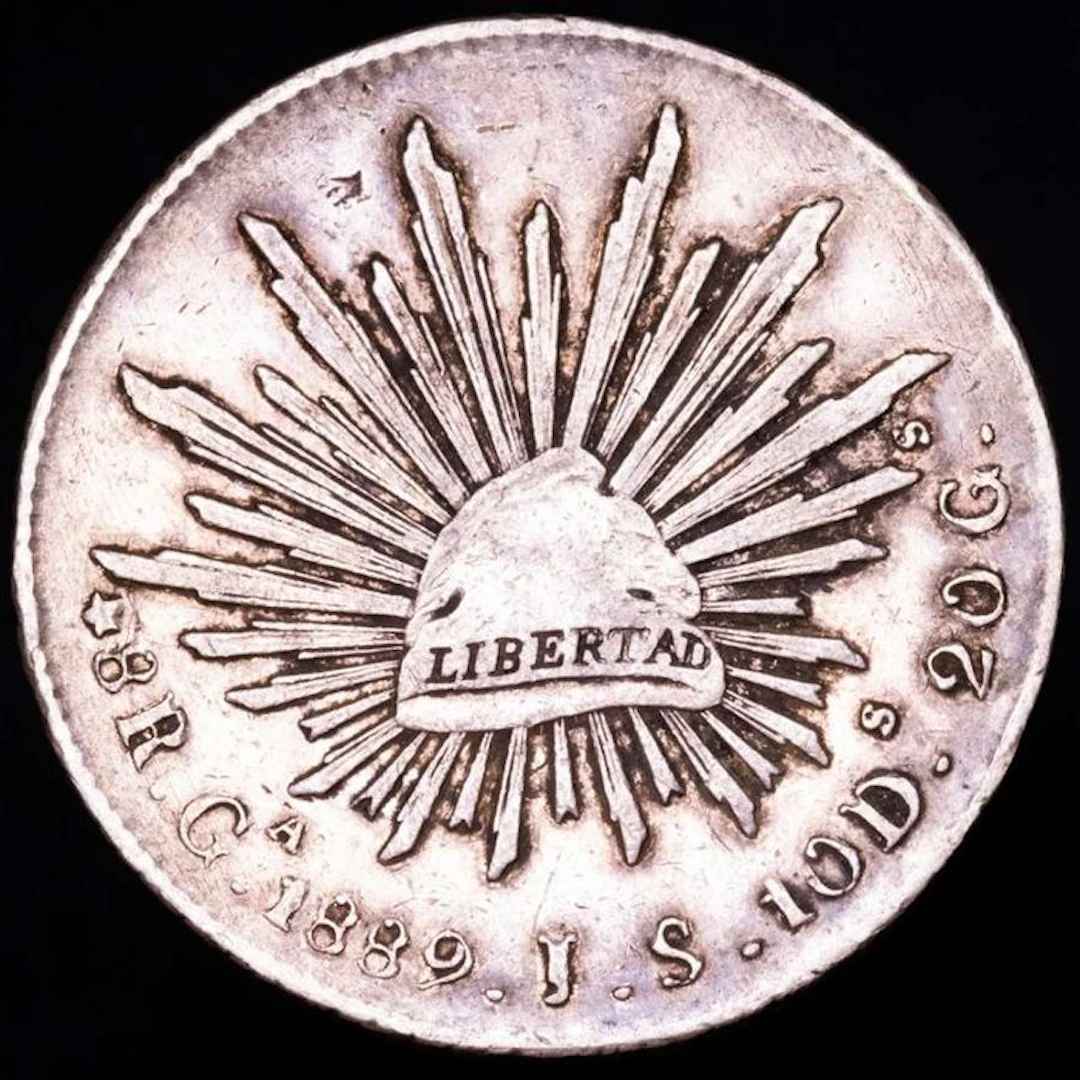 Mexico. 8 Reales 1889 Guadalajara mint JS (No reserve price)
