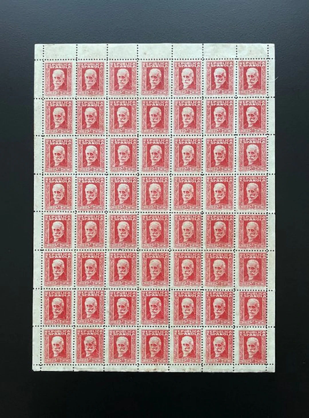 Spain 1932 - Rare postal forgery from the Spanish Republic