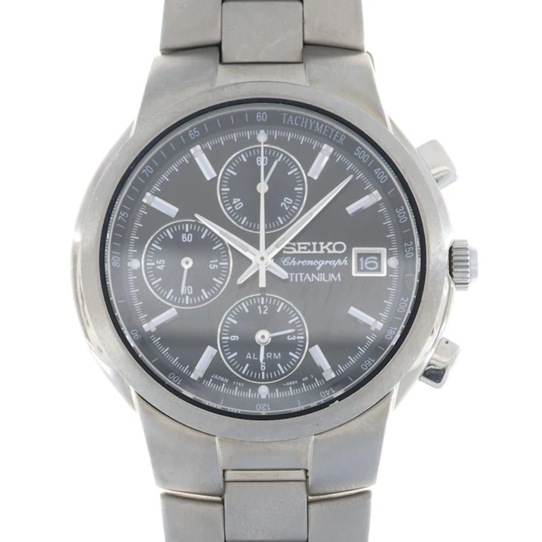 Seiko - Chronograph Alarm Titanium - No reserve price - Men - 2000-2010