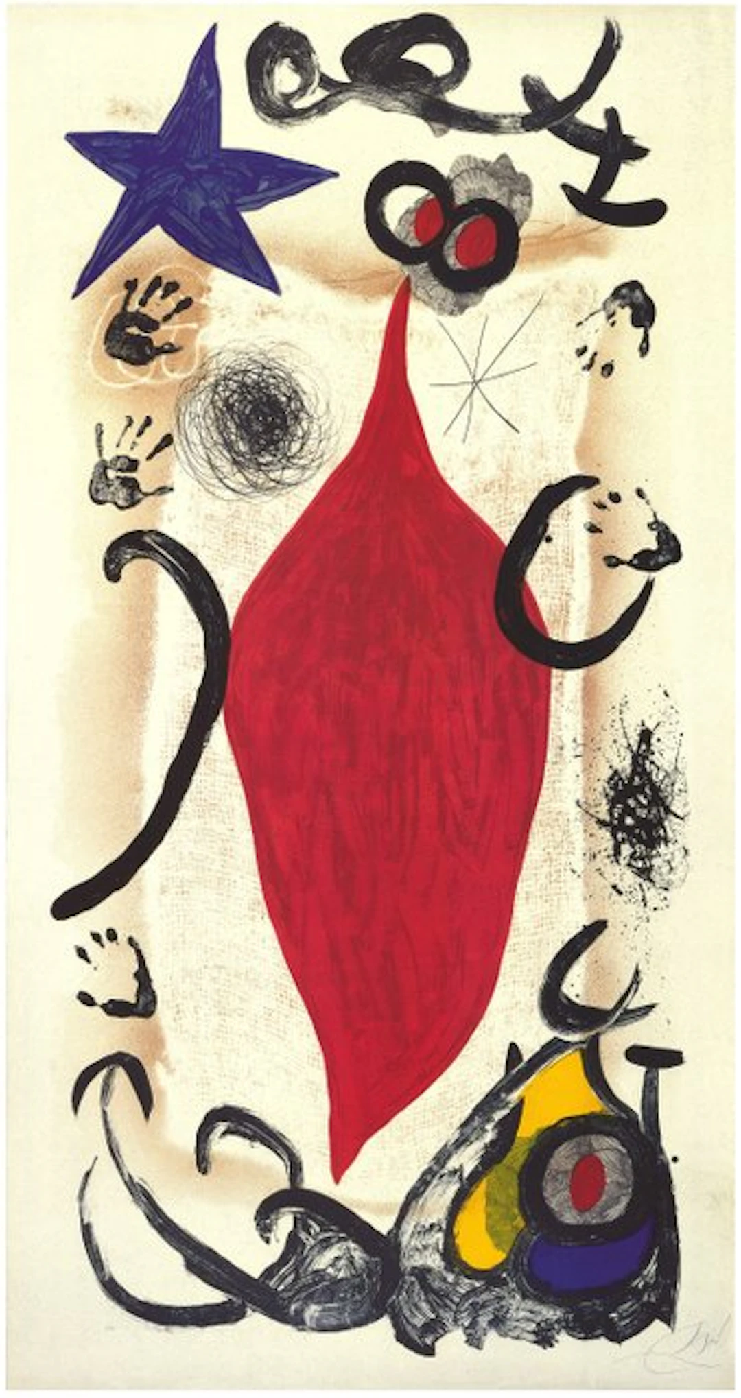Joan Miro (1893-1983) - La Grande écaillère