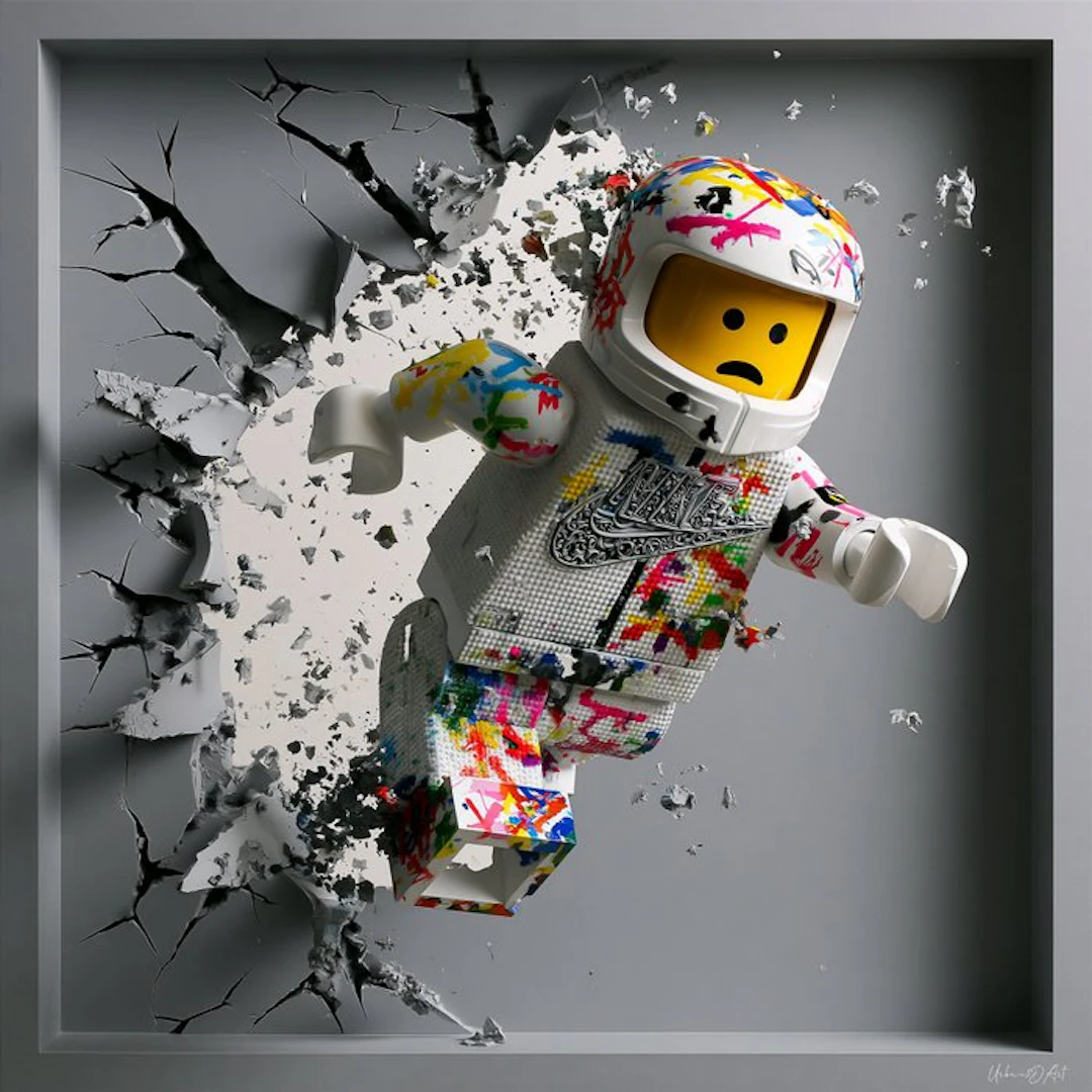 Urban3DArt (1971) - Lego Nike Limited Edition Art numérique mixte