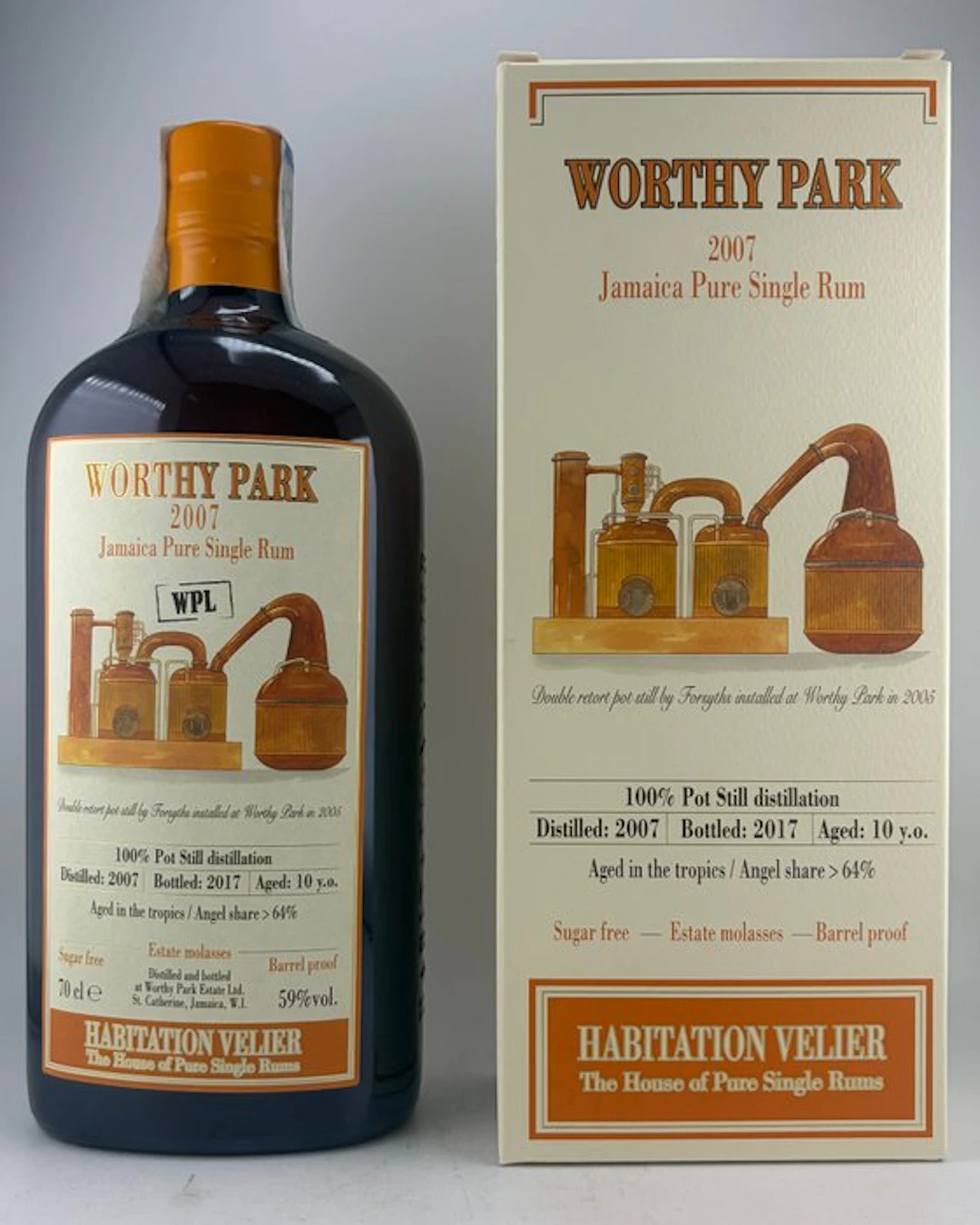 Worthy Park 2007 Velier - WPL - Habitation - b. 2017 - 70cl