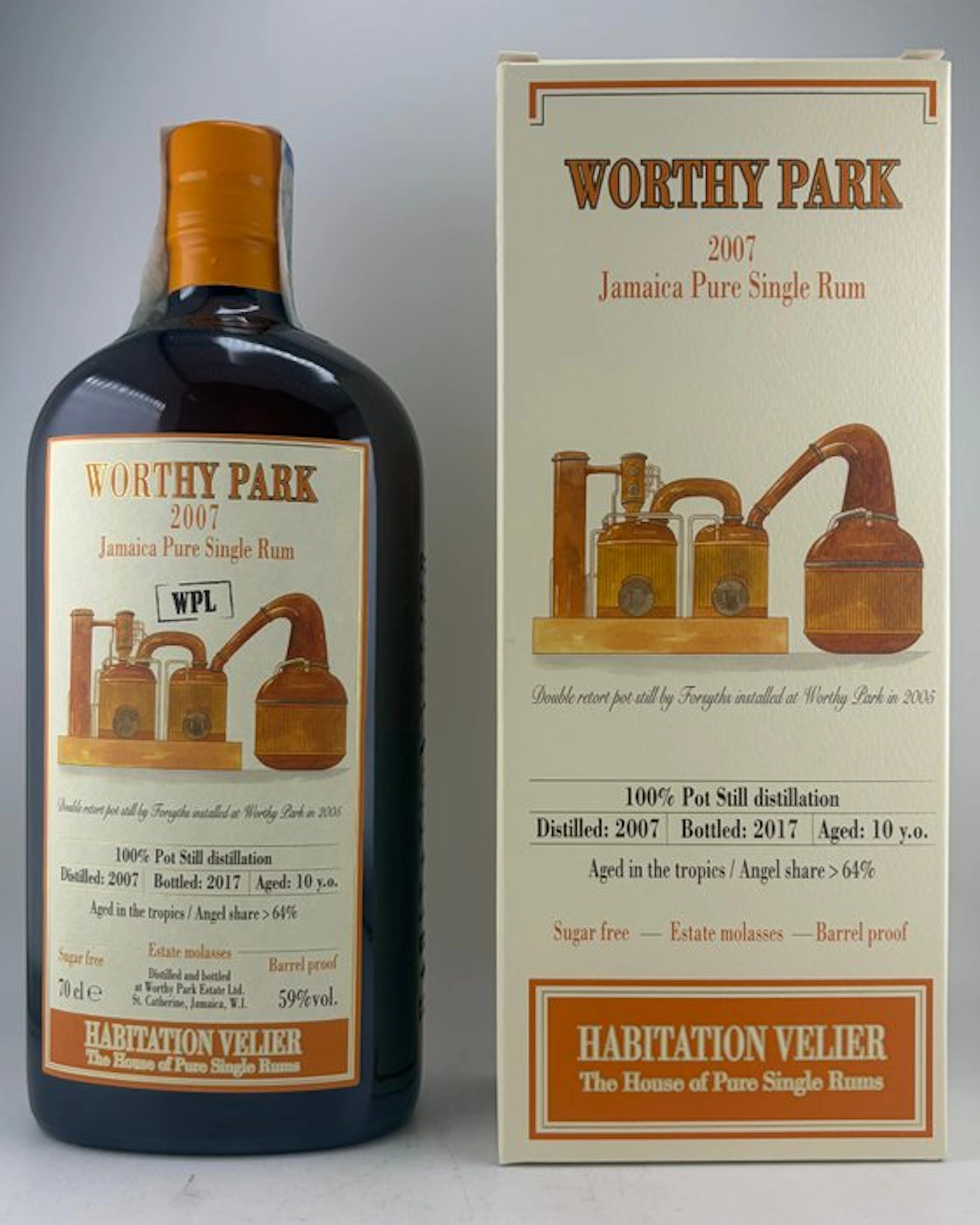 Worthy Park 2007 Velier - WPL - Habitation - b. 2017 - 70cl