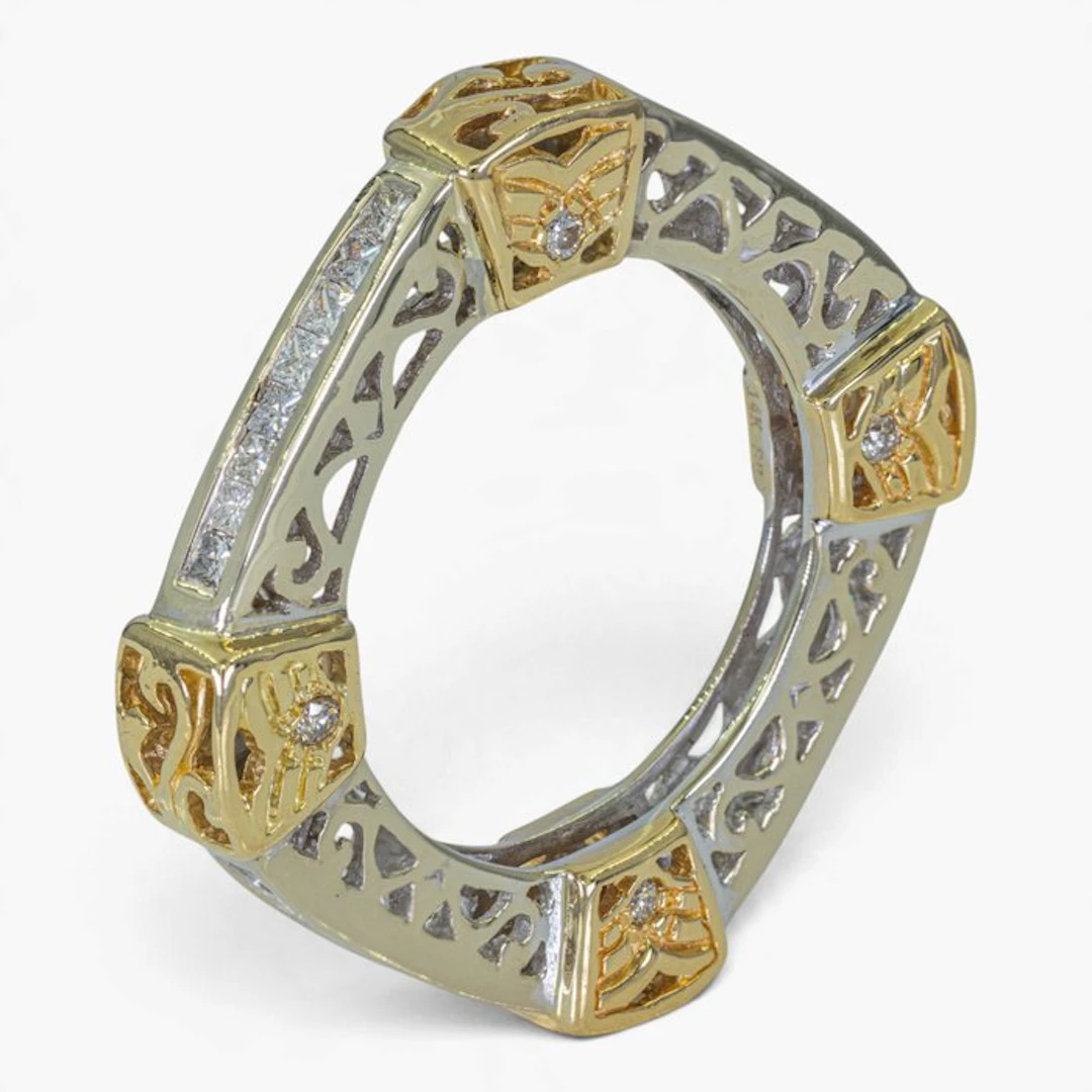 No reserve price - Ring - 14 kt