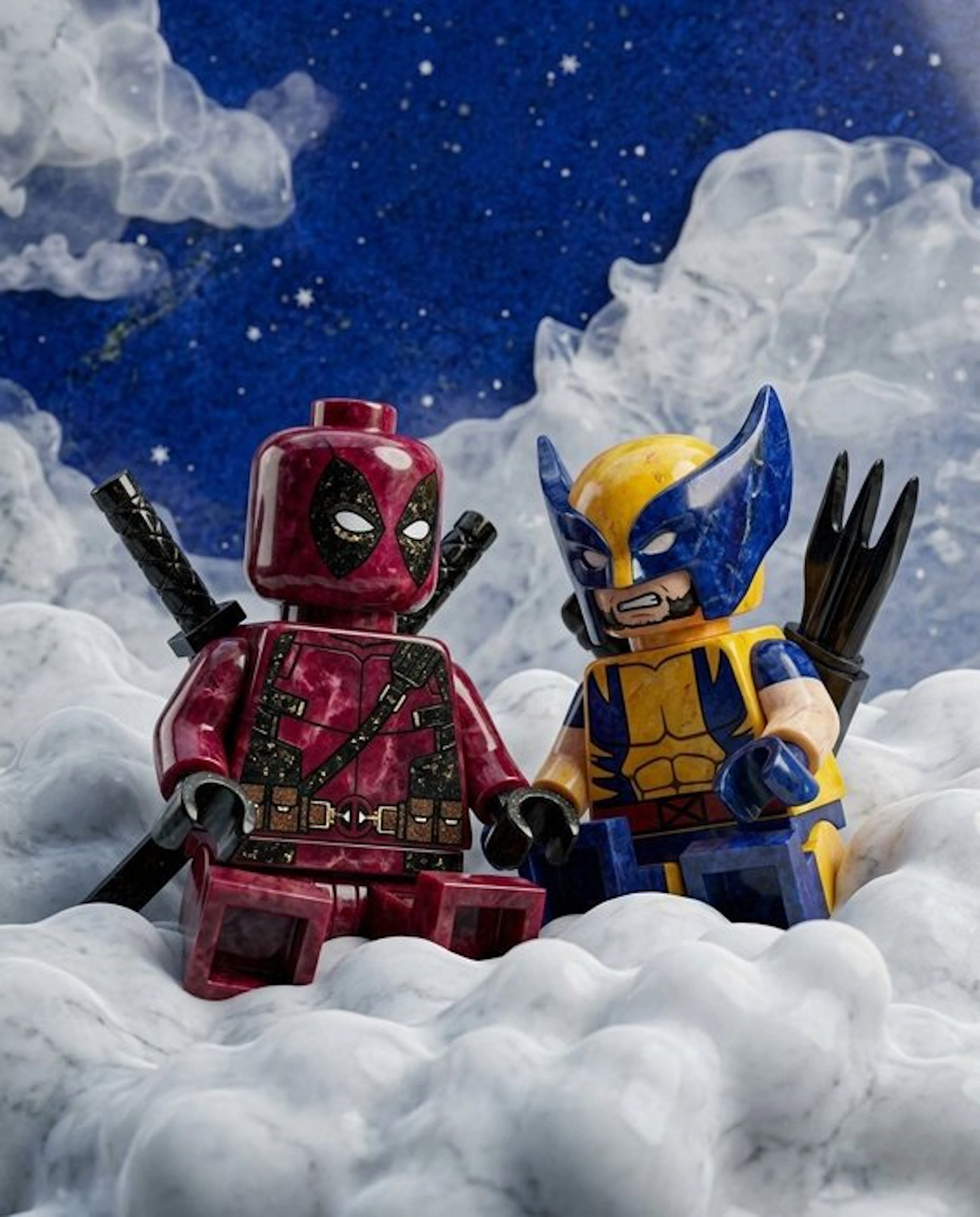 Naro - Canvas [L] - Deadpool & Wolverine - The Marble Cloud Throne