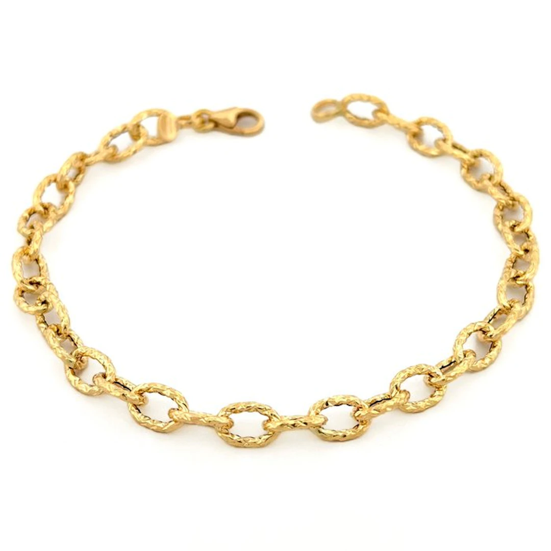 No reserve price - Bracelet - 18 kt. Yellow gold - Made in Italy