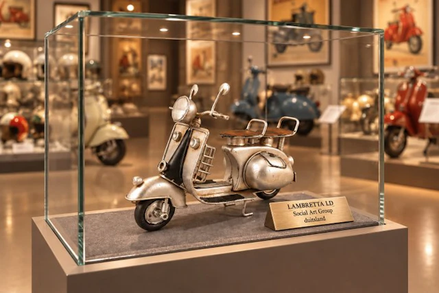 Handmade ICONIC REPLICA ***SCOOTER *** - LAMBRETTA LD-Social Art Group - 2026
