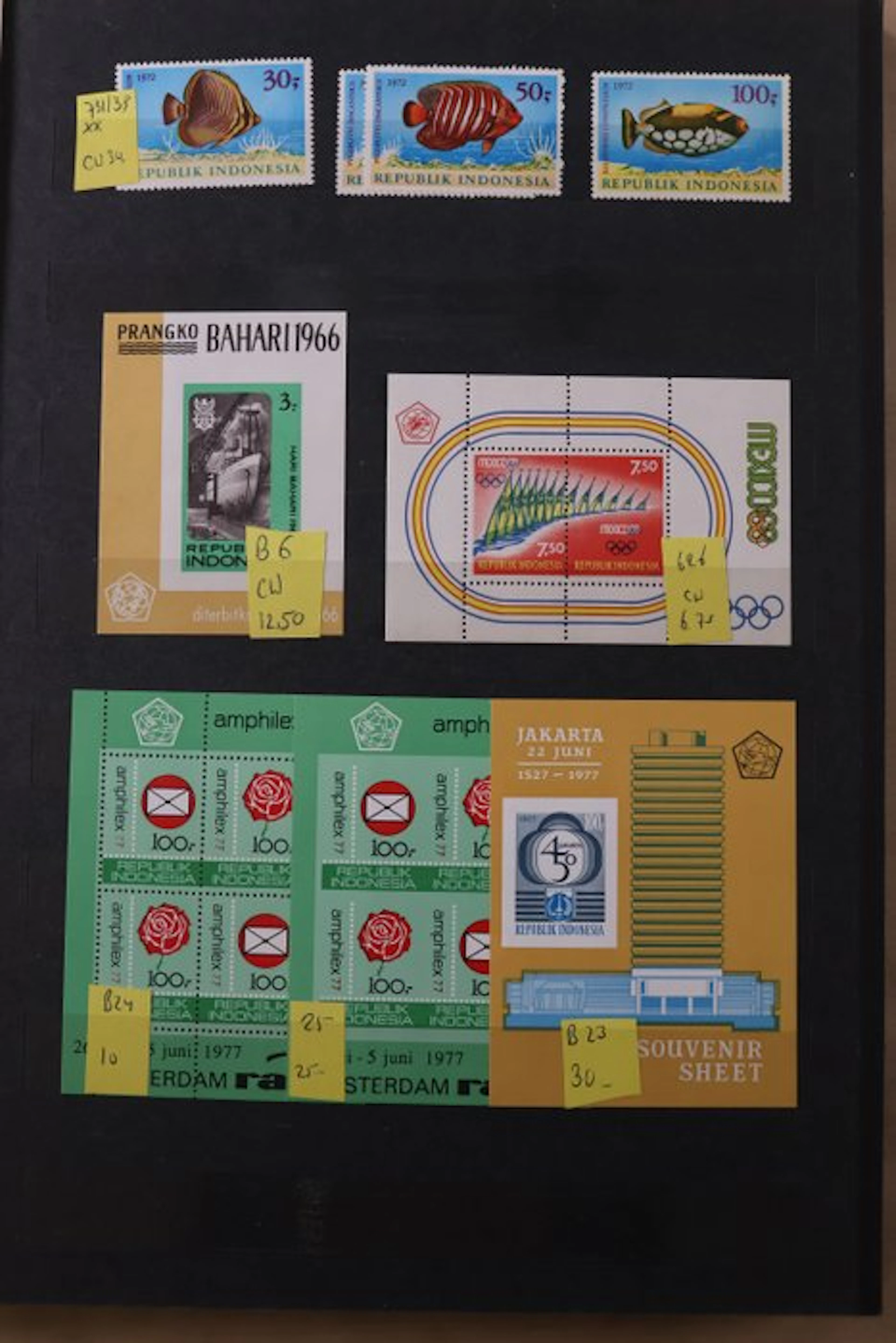 Indonesia 1966/2007 - Collection on DAVO LX sheets in a...