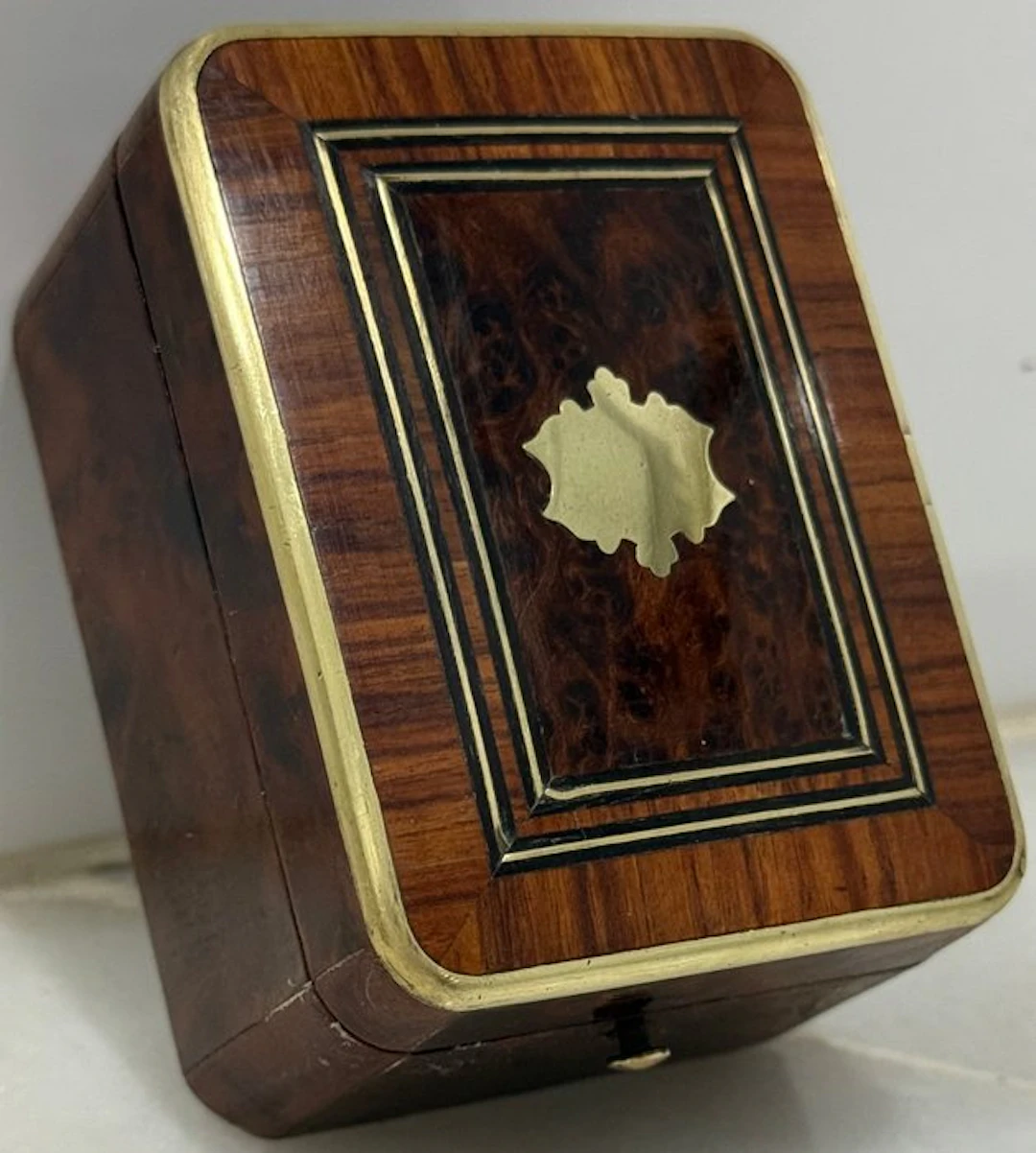 Box - Gilt brass, Thuya, Satinwood
