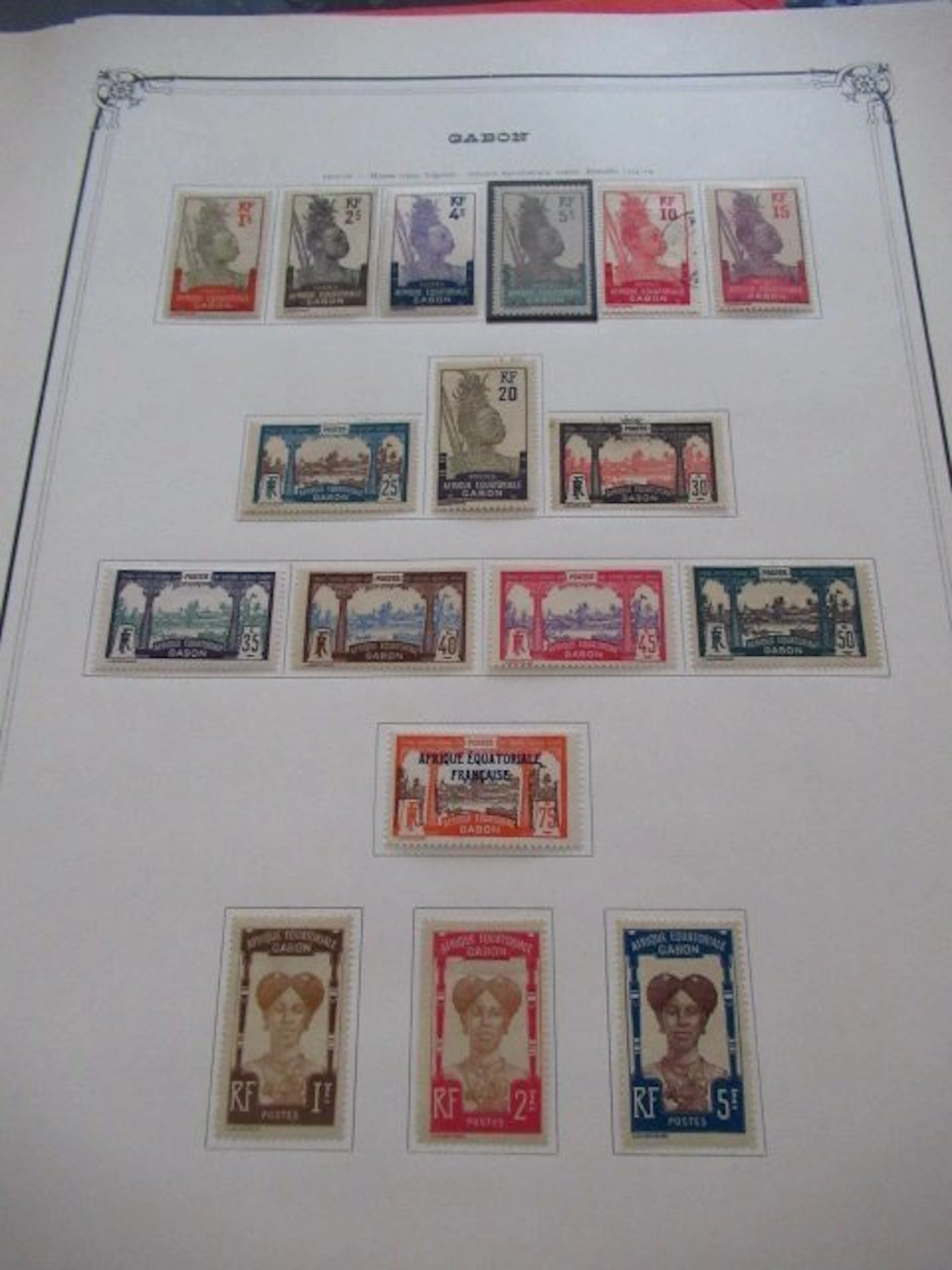 Gabon - collection de timbres