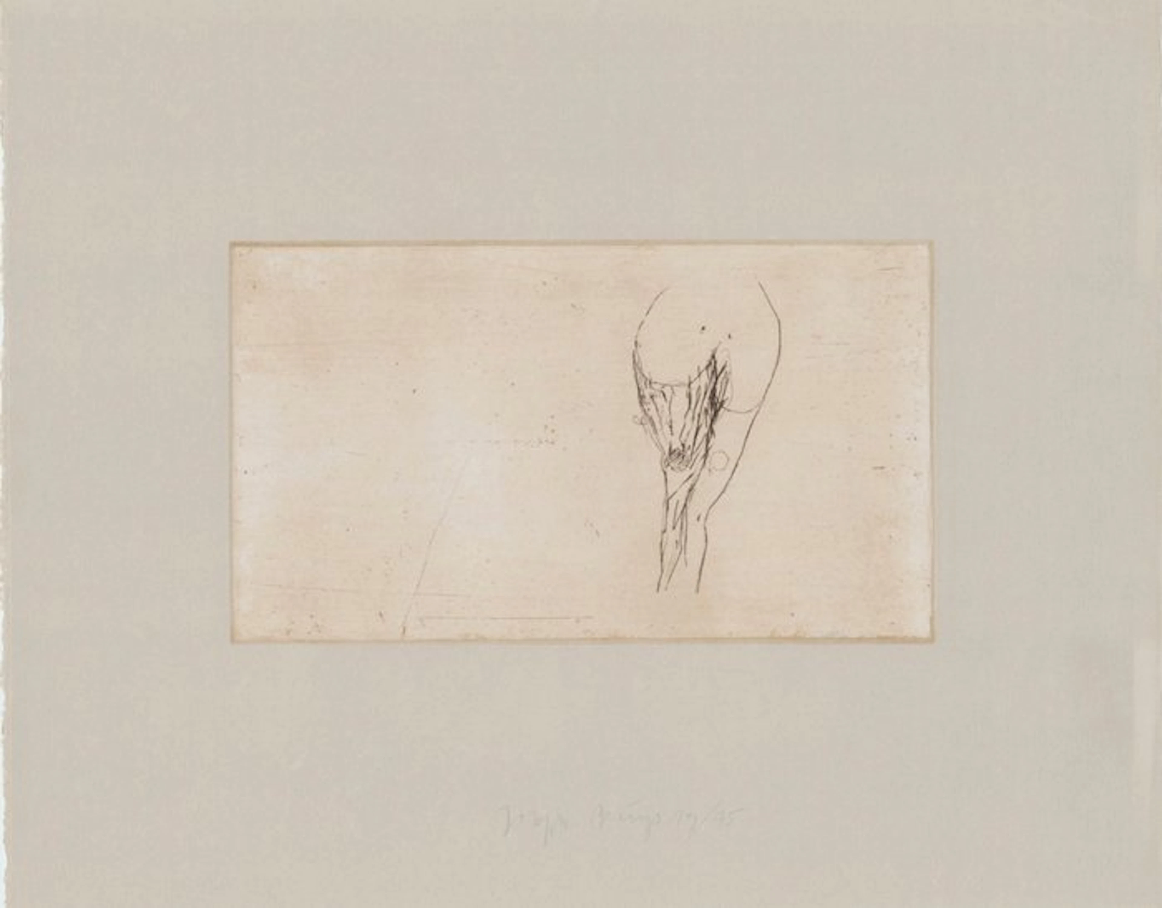 Joseph Beuys (1921-1986) - Torso de mujer