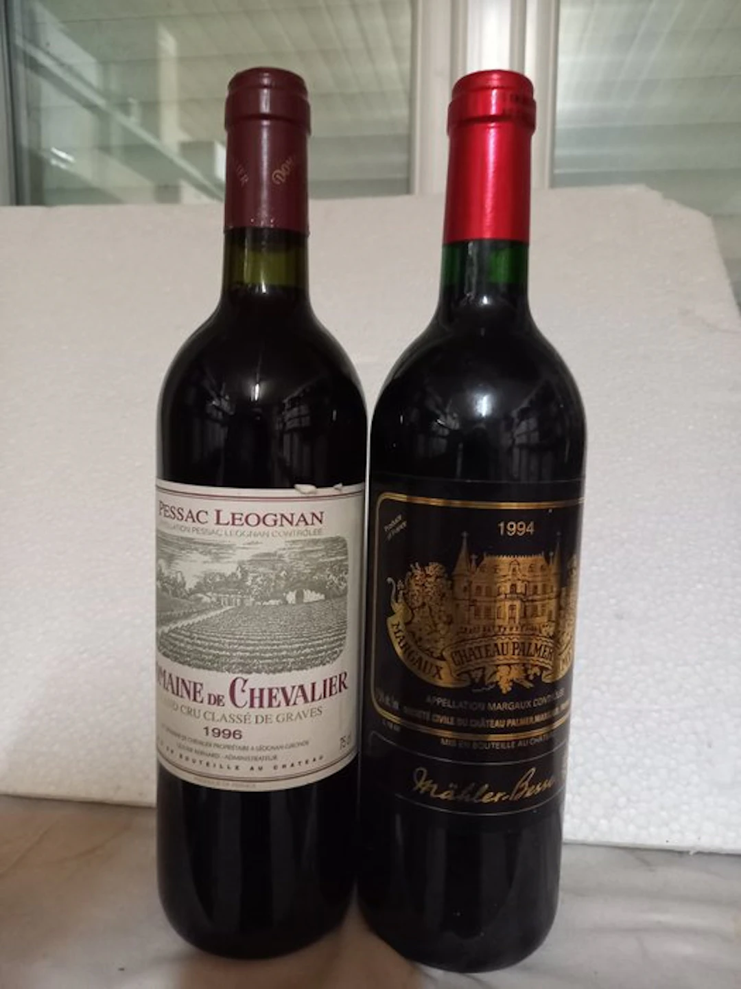 1994 Chateau Palmer & 1996 Domaine de Chevalier - Margaux