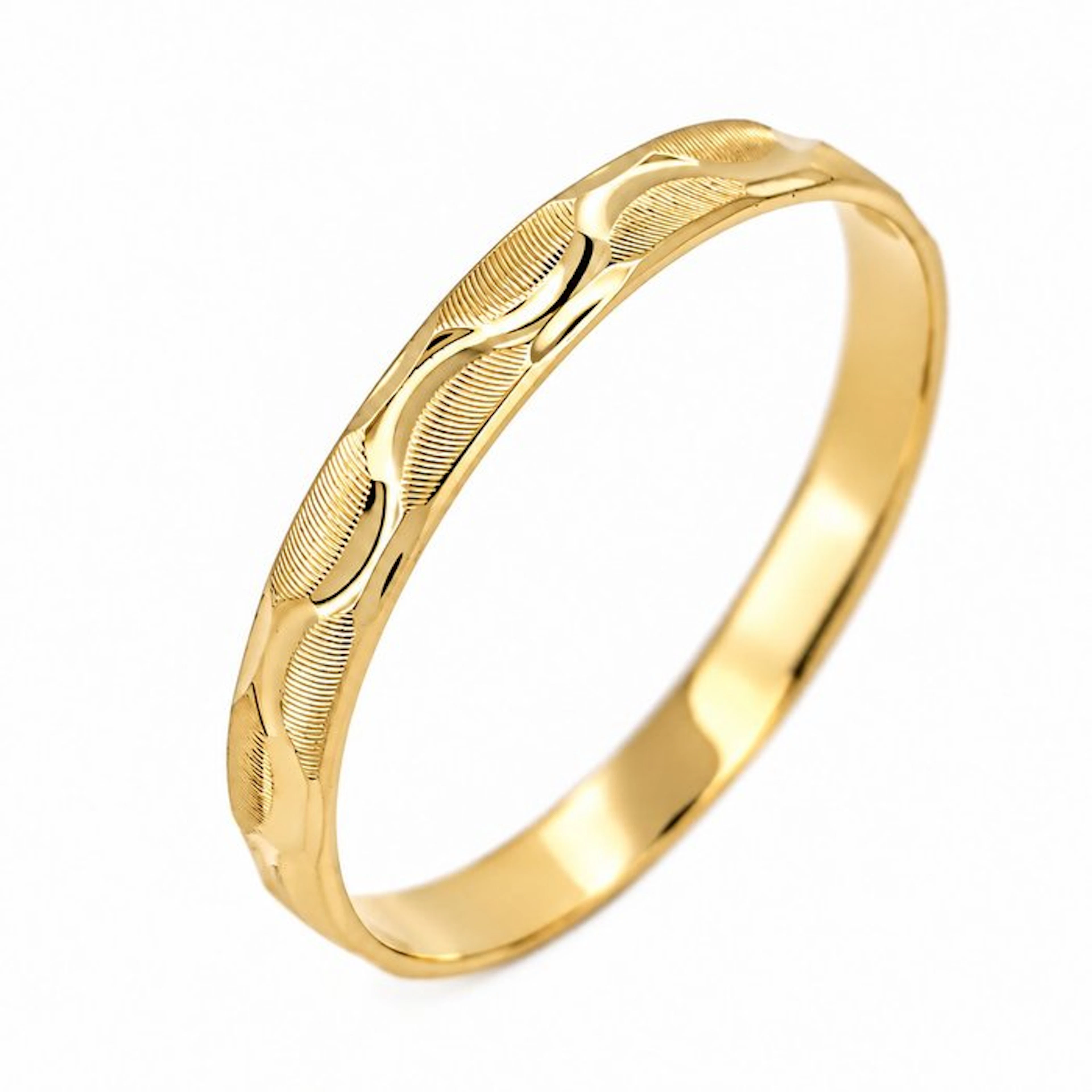 No reserve price - Ring - 18 kt. Yellow gold - Made in Italy - Handmade