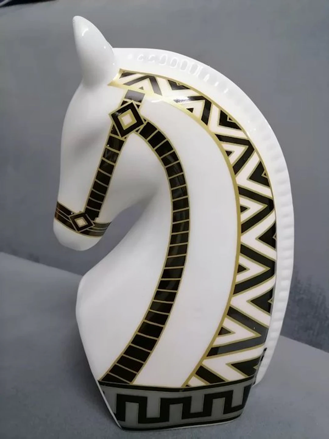 Jonathan Adler × Michaels Collaboration Ceramic Horse Head Ornament - Statue