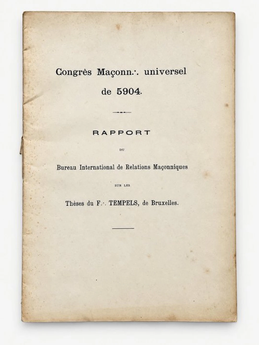 Bureau International de Relations Maçonniques