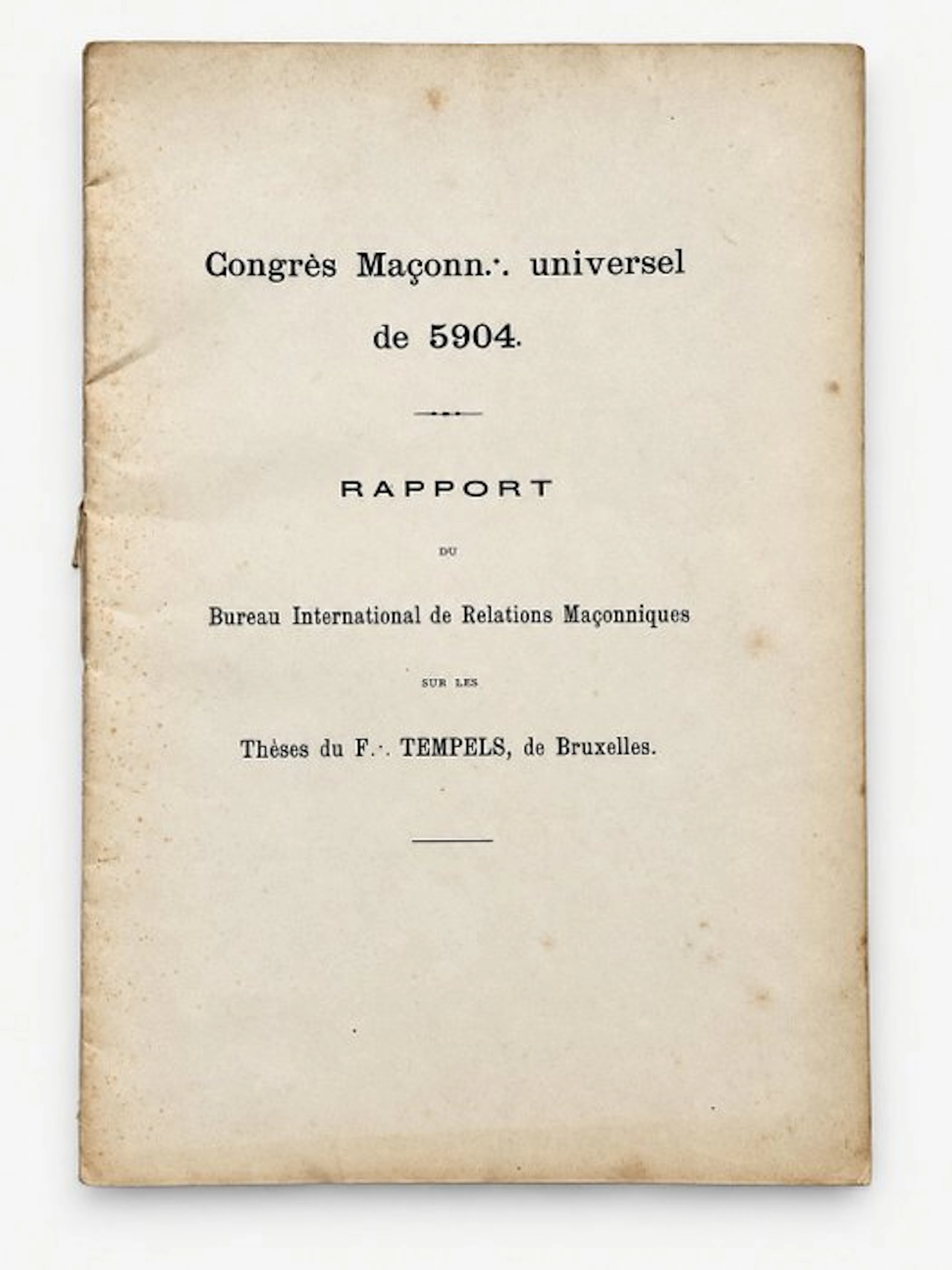 Bureau International de Relations Maçonniques