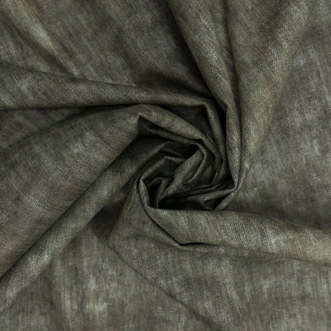 AA224 - Luxury olive-green iridescent upholstery fabric...