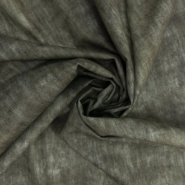 AA224 - Luxury olive-green iridescent upholstery fabric...