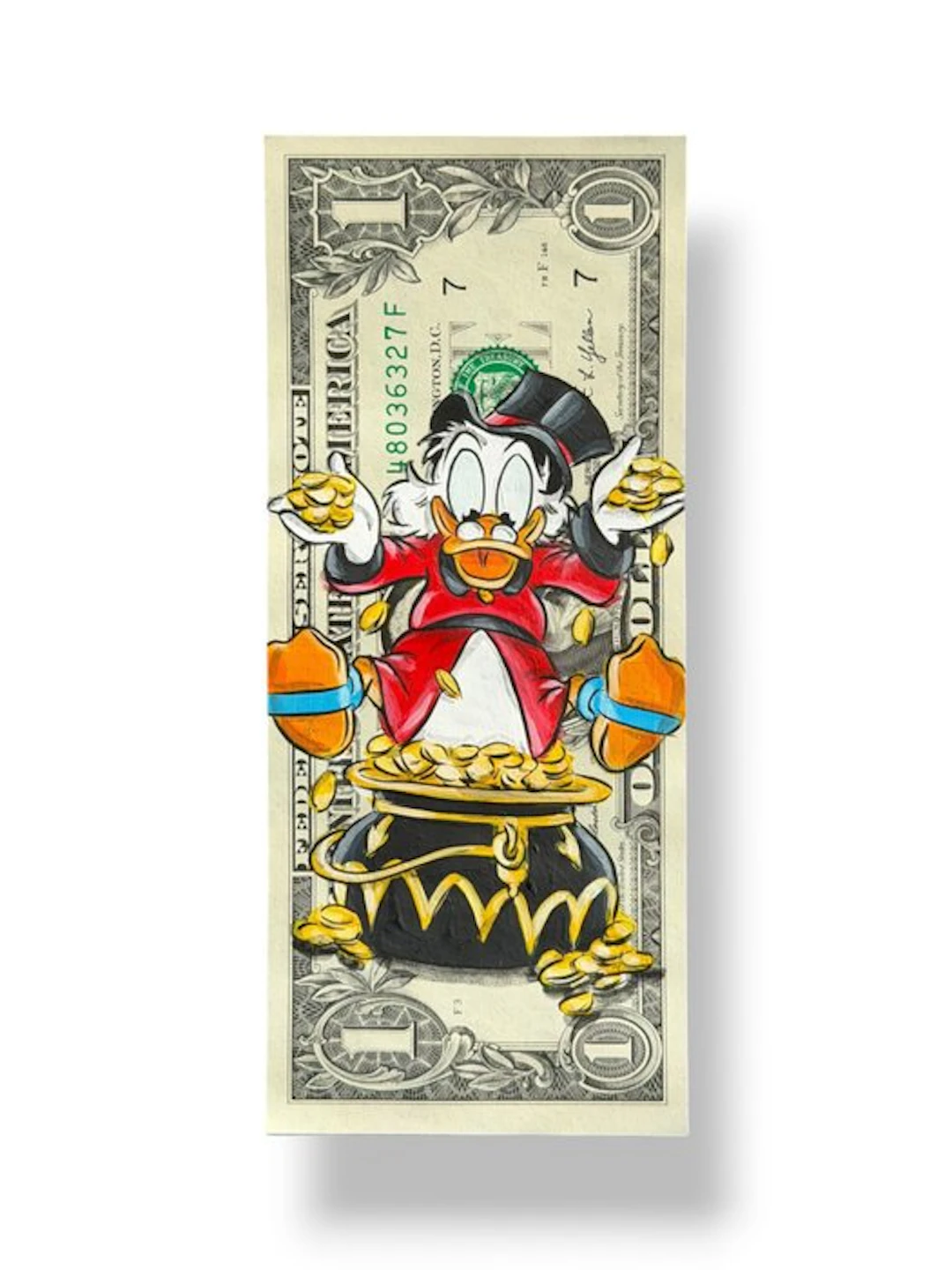 Alan Stefanov (1999) - "Pot of Gold" 1 Dollar bill - NO Reserve
