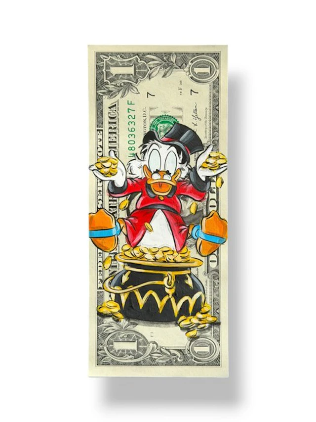 Alan Stefanov (1999) - "Pot of Gold" 1 Dollar bill - NO Reserve