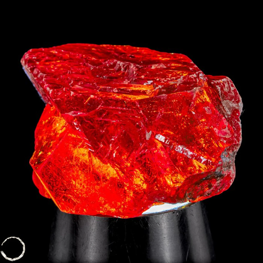 Natural sphalerite rough crystal - Exceptional rough...