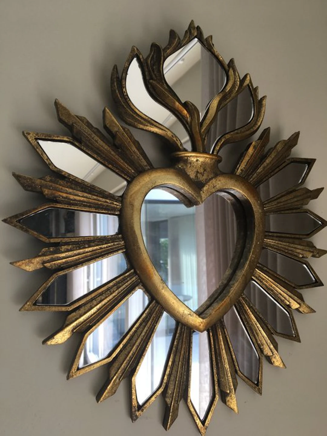 Mirror- Fornasettiana - Glass - Flamboyant Luxe Mirror