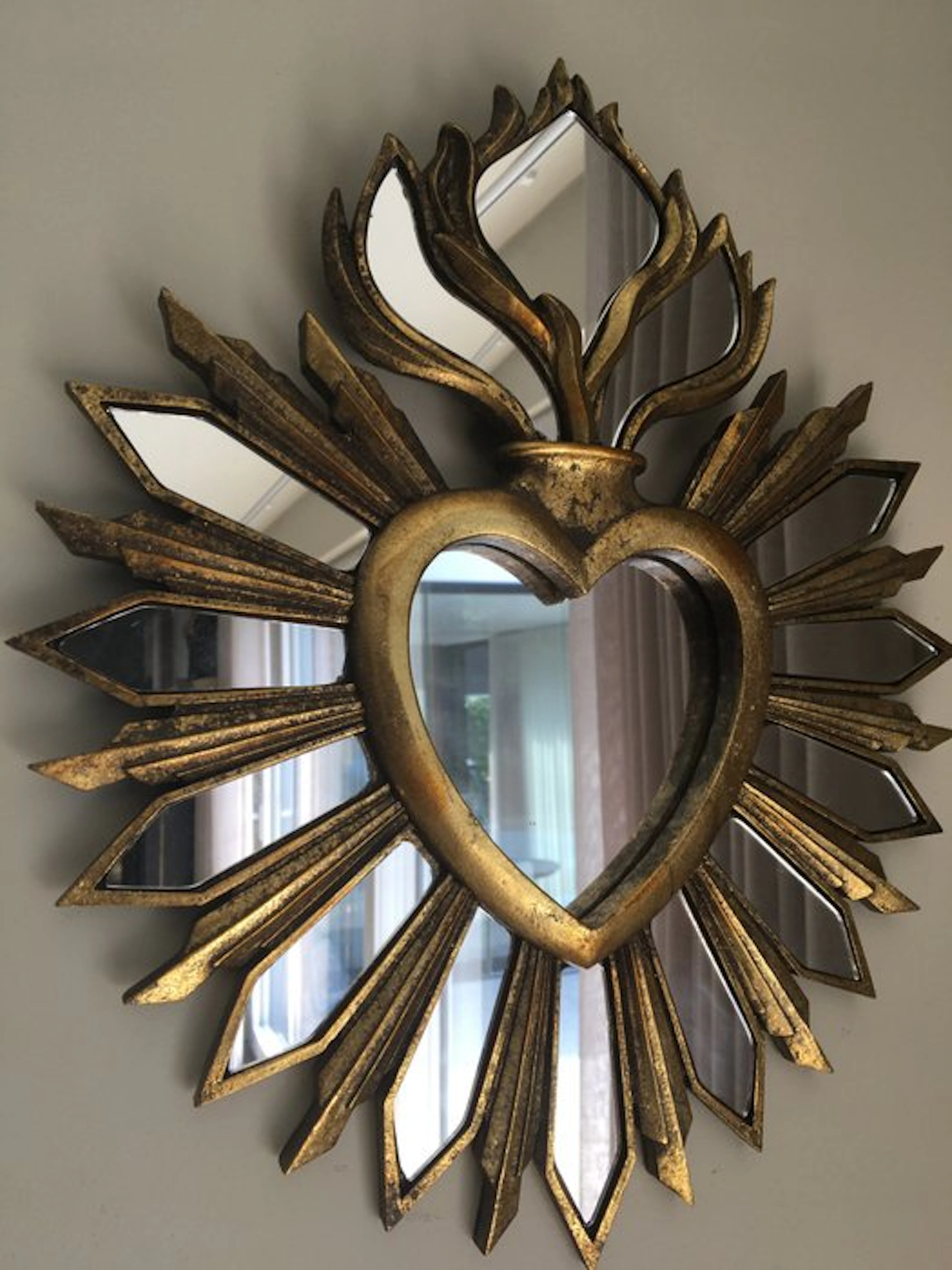 Mirror- Fornasettiana - Glass - Flamboyant Luxe Mirror