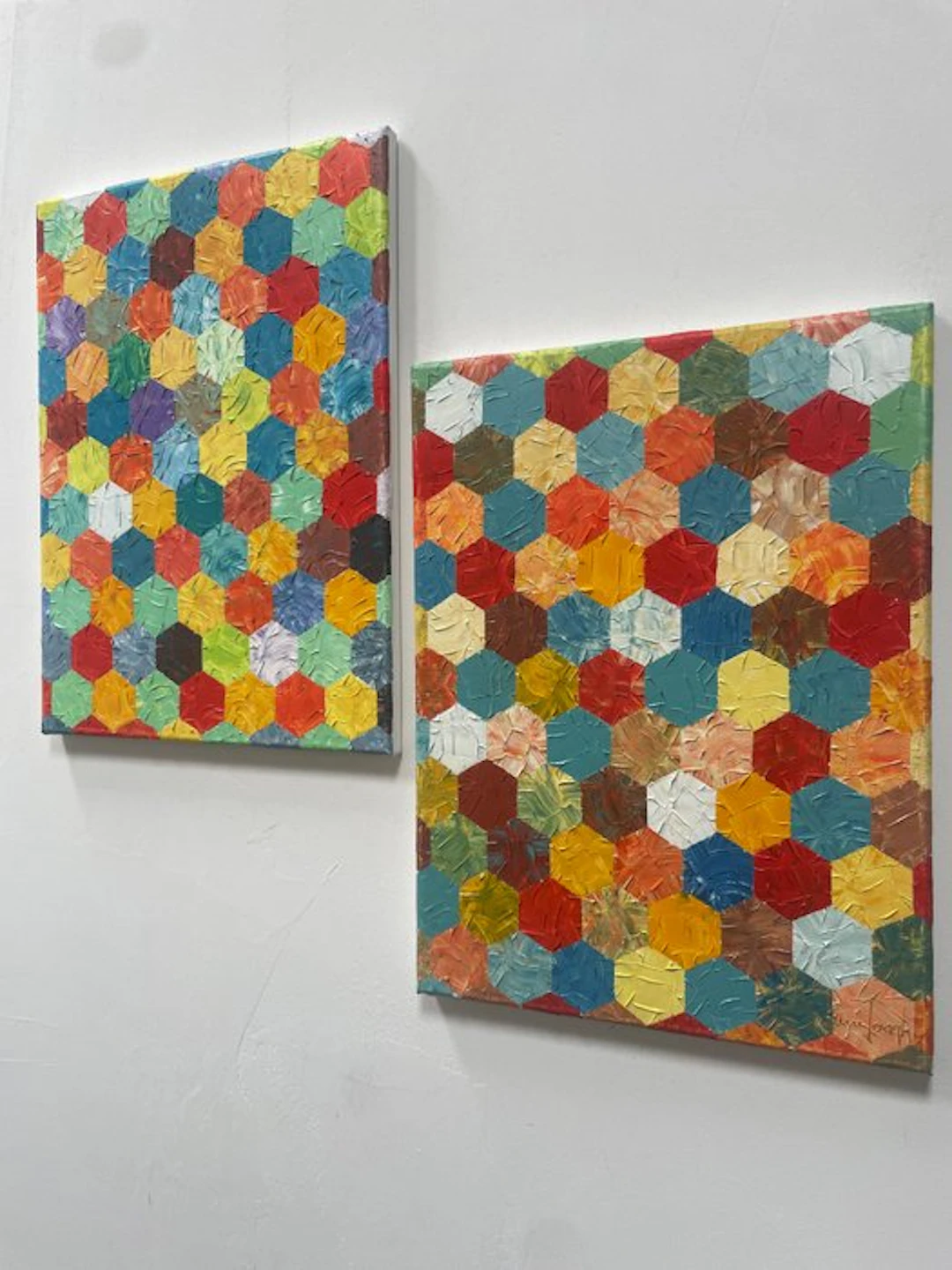 Pierre Joseph - Diptyque patchwork