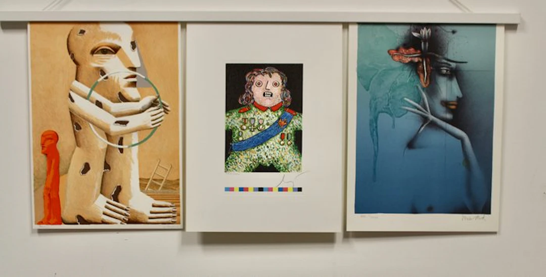 Paul Wunderllich Horst Antes Enrico Baj - no