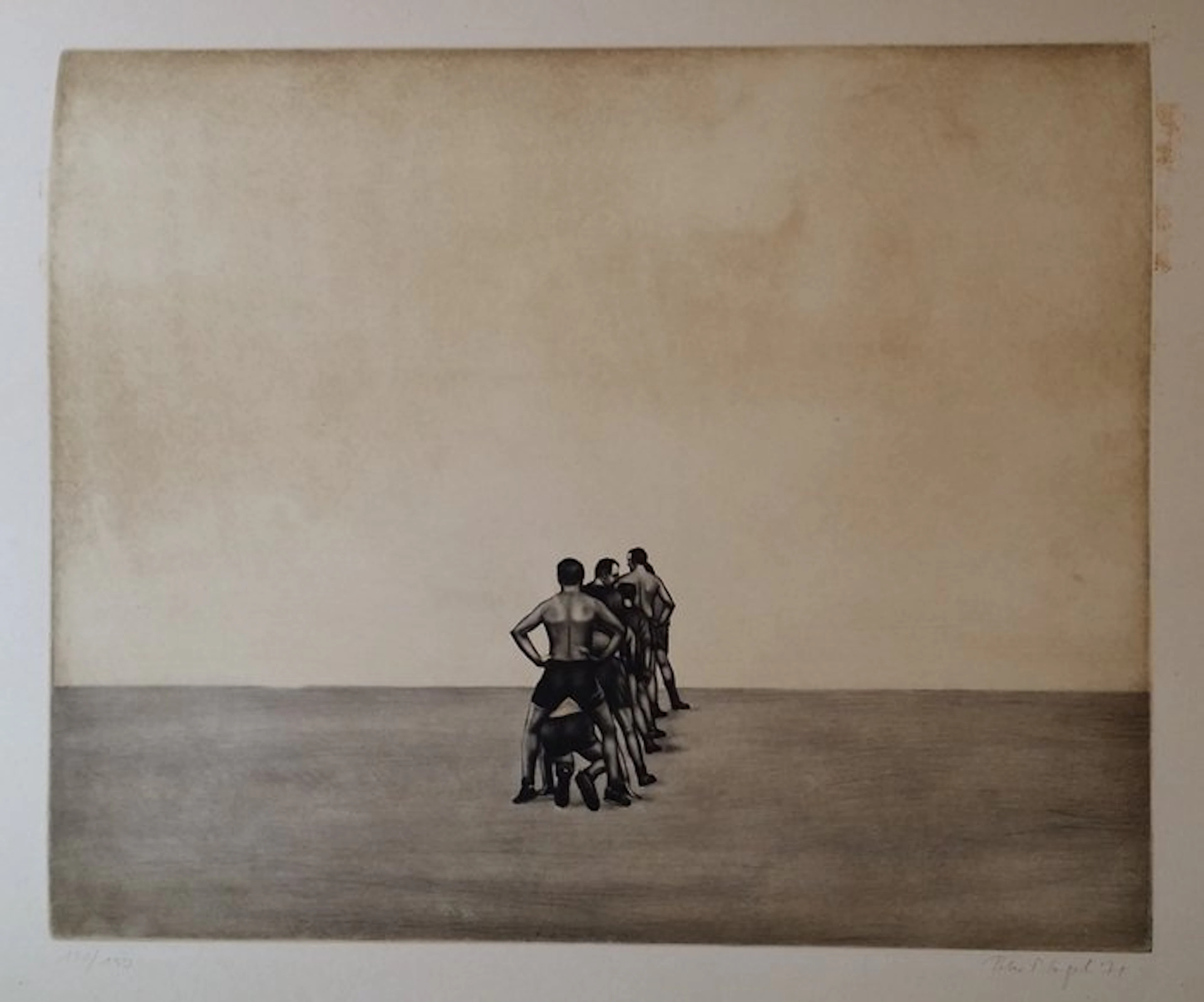 Peter Nagel (1941) - Morning Exercise