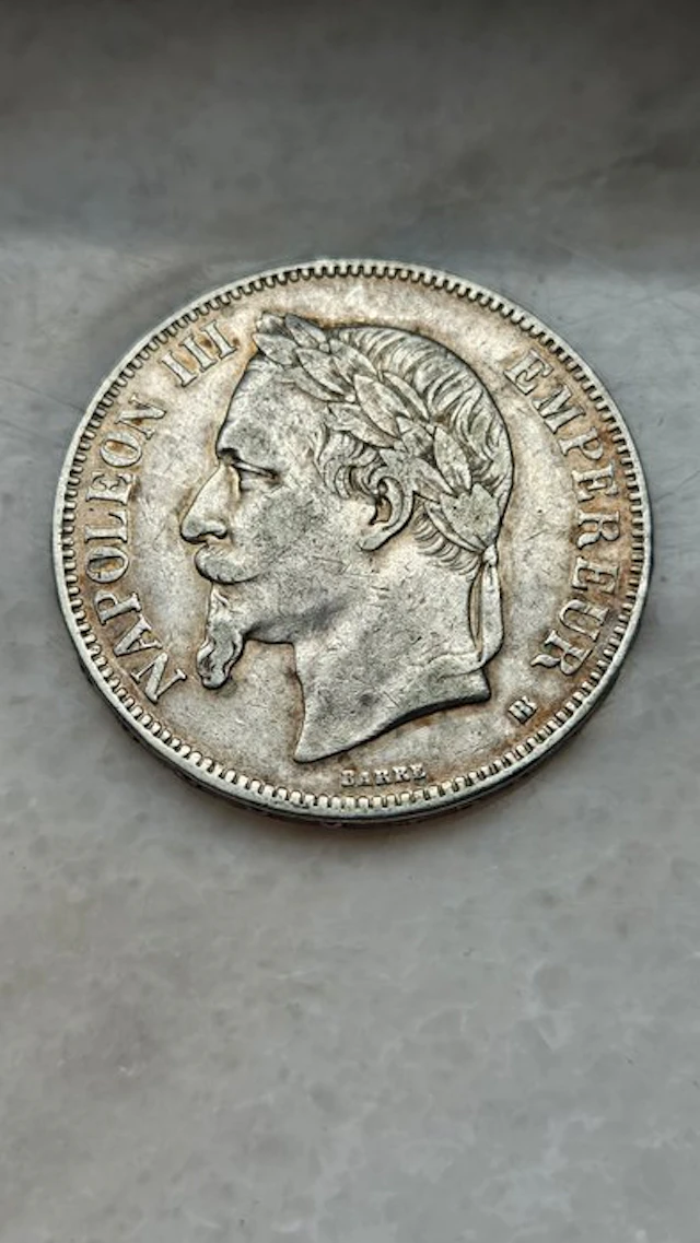 France. Napoléon III. 5 Francs 1869-BB, Strasbourg (No reserve price)