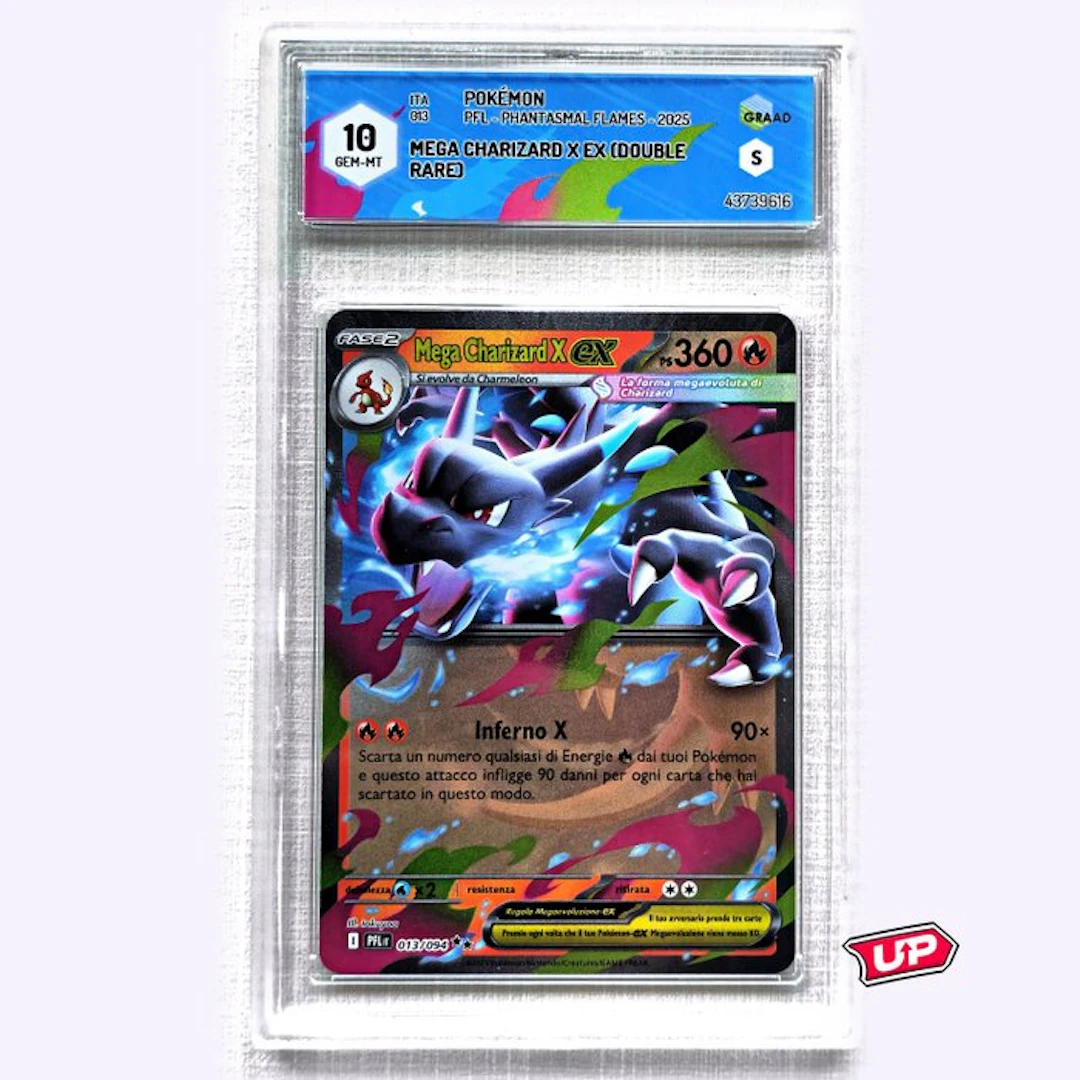 Pokémon Graded card - Pokémon - Mega Charizard X ex (Double Rare) - Graad 10