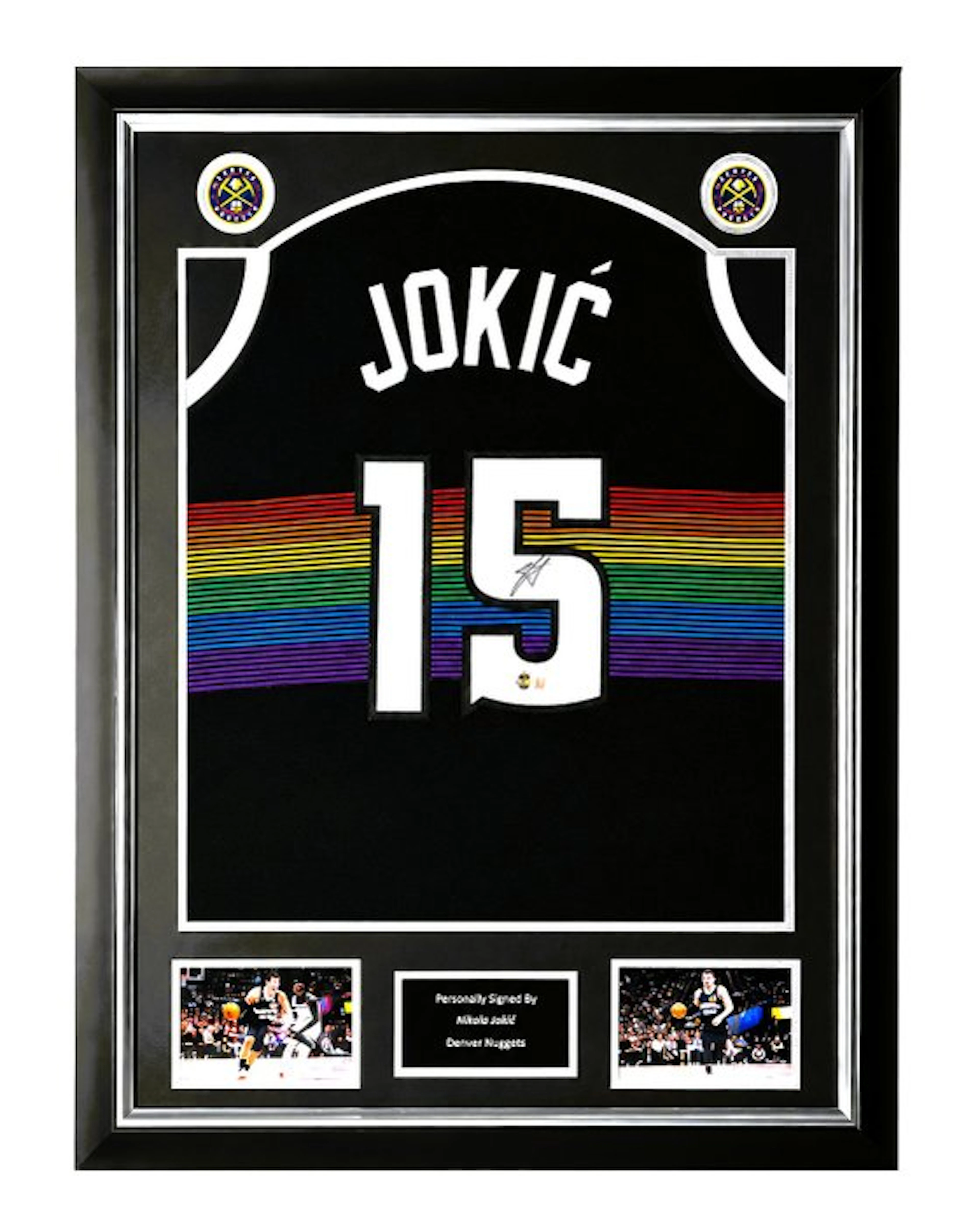 Denver Nuggets - NBA - Nikola Jokić - Premium Frame - - NBA Custom Jersey