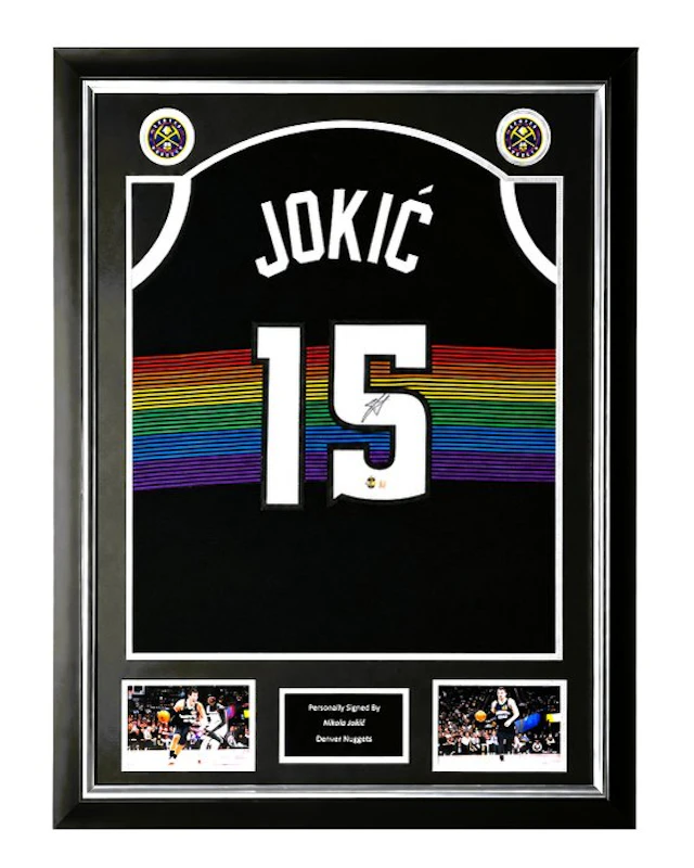 Denver Nuggets - NBA - Nikola Jokić - Premium Frame - - NBA Custom Jersey